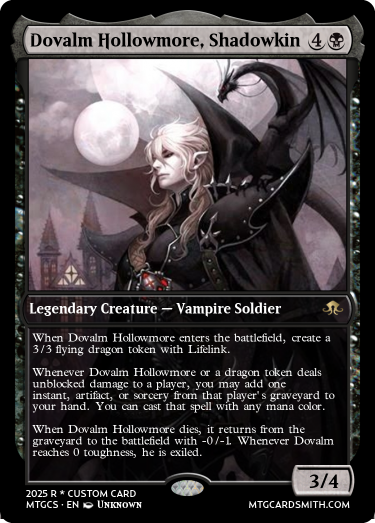 Dovalm Hollowmore, Shadowkin