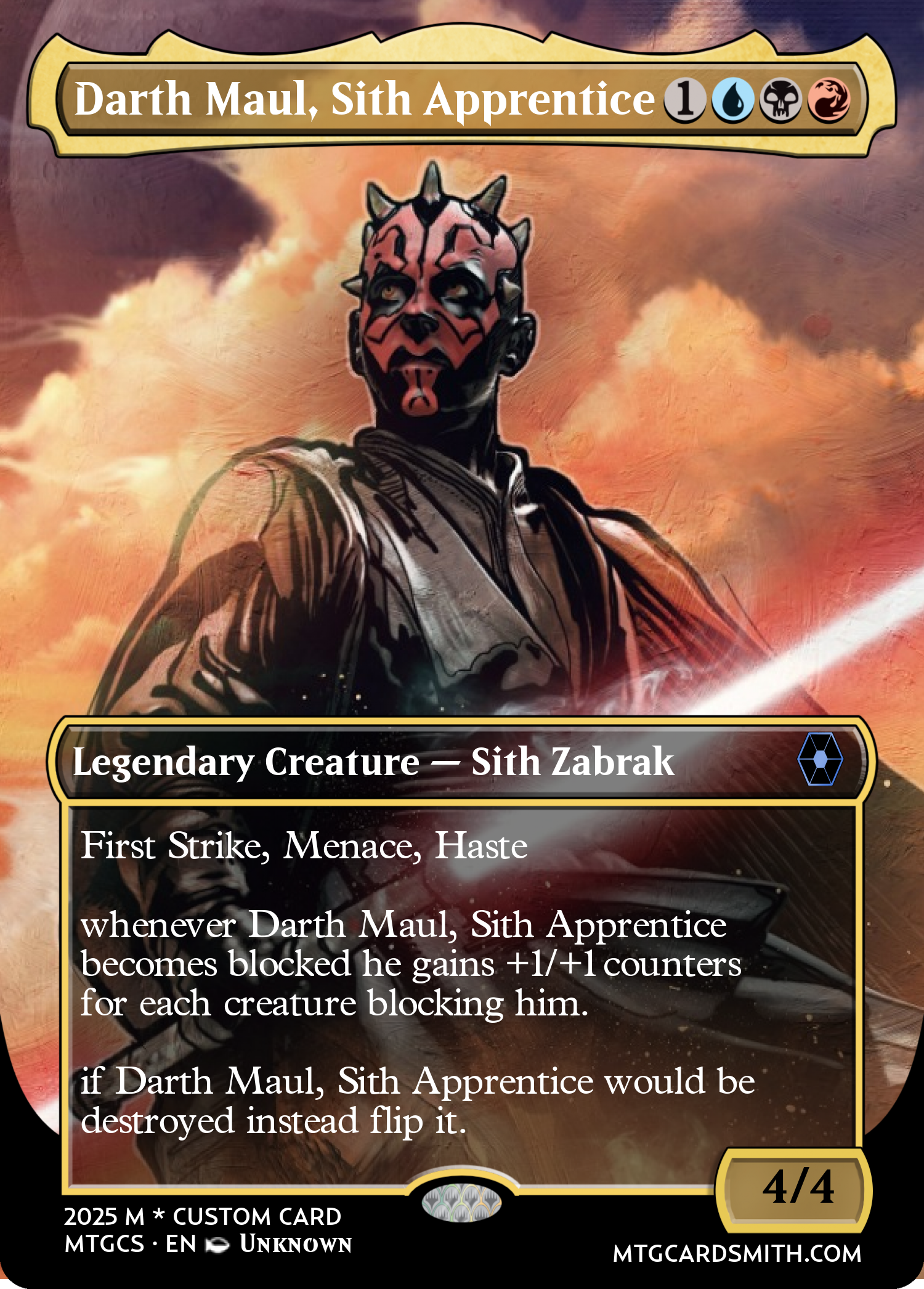 Darth Maul, Sith Apprentice