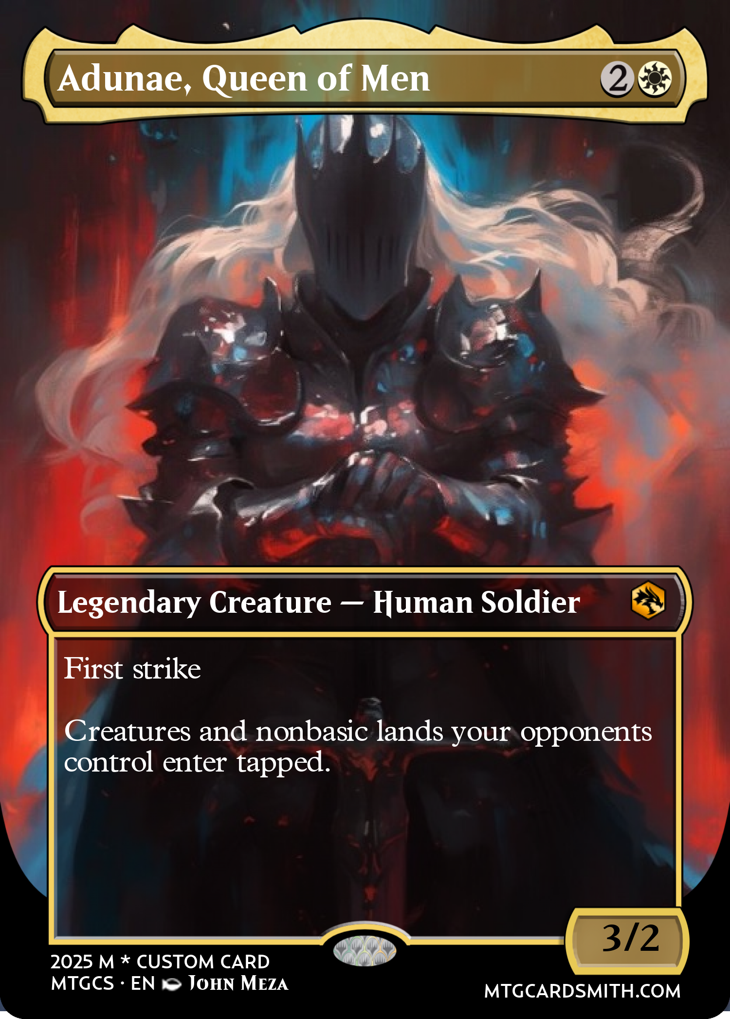 Adunae, Queen of Men