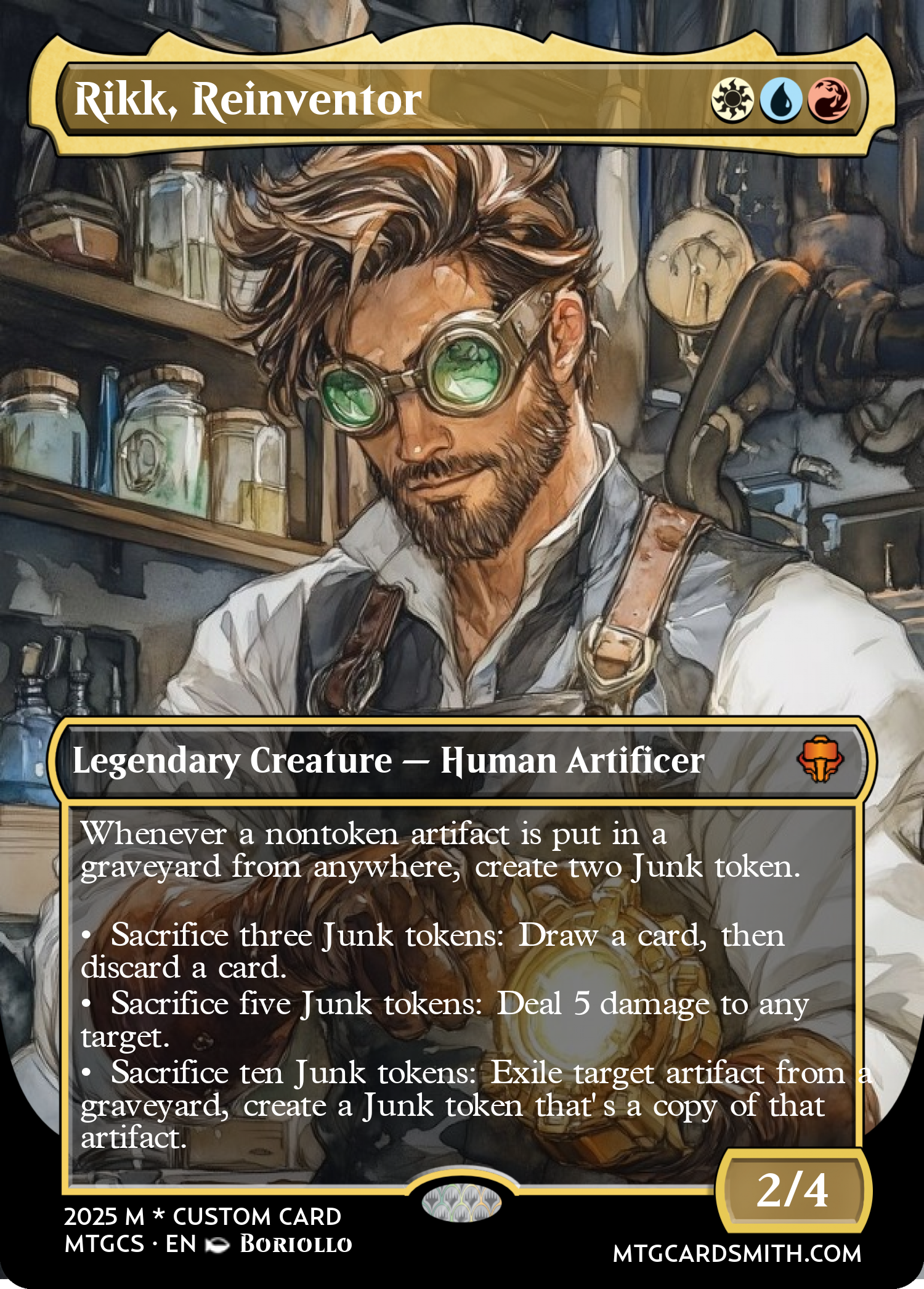 Rikk, Reinventor