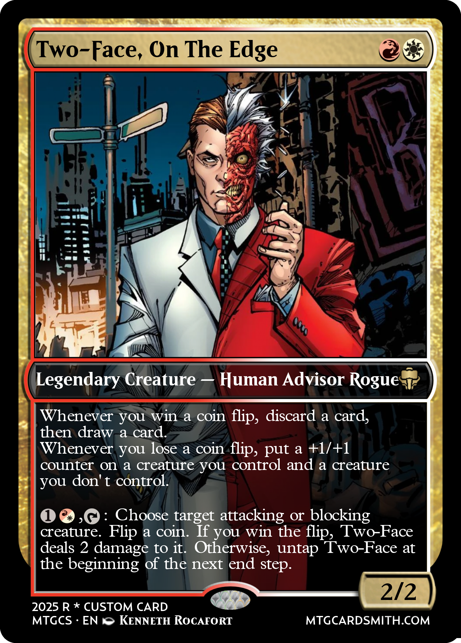Two-Face, On The Edge