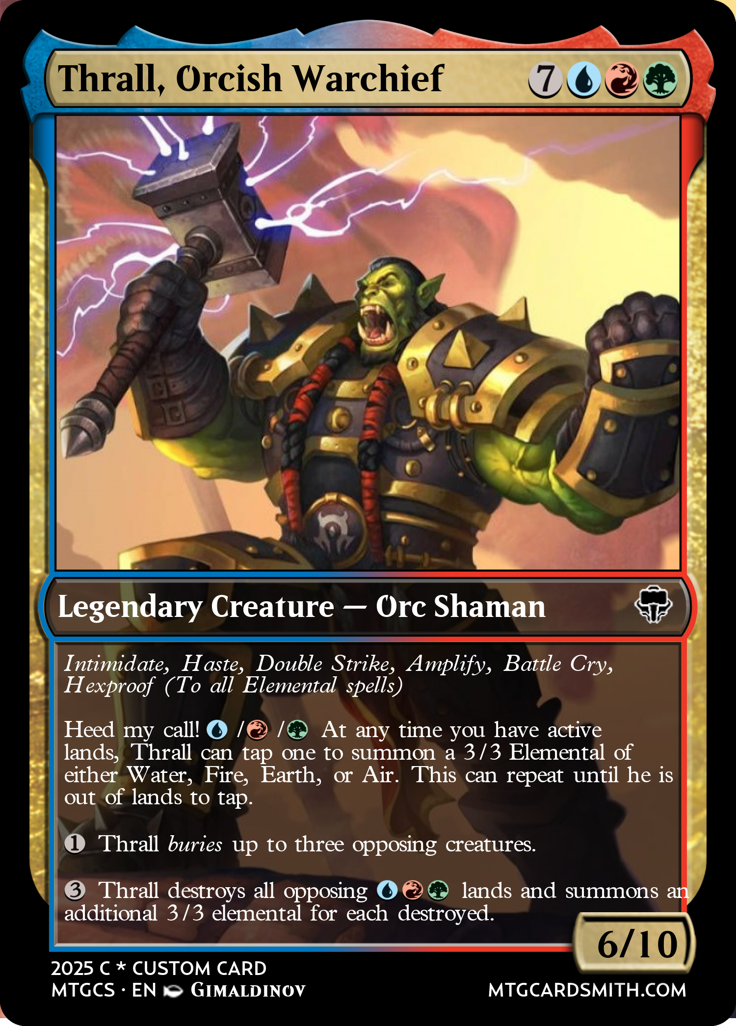 Thrall, Orcish Warchief