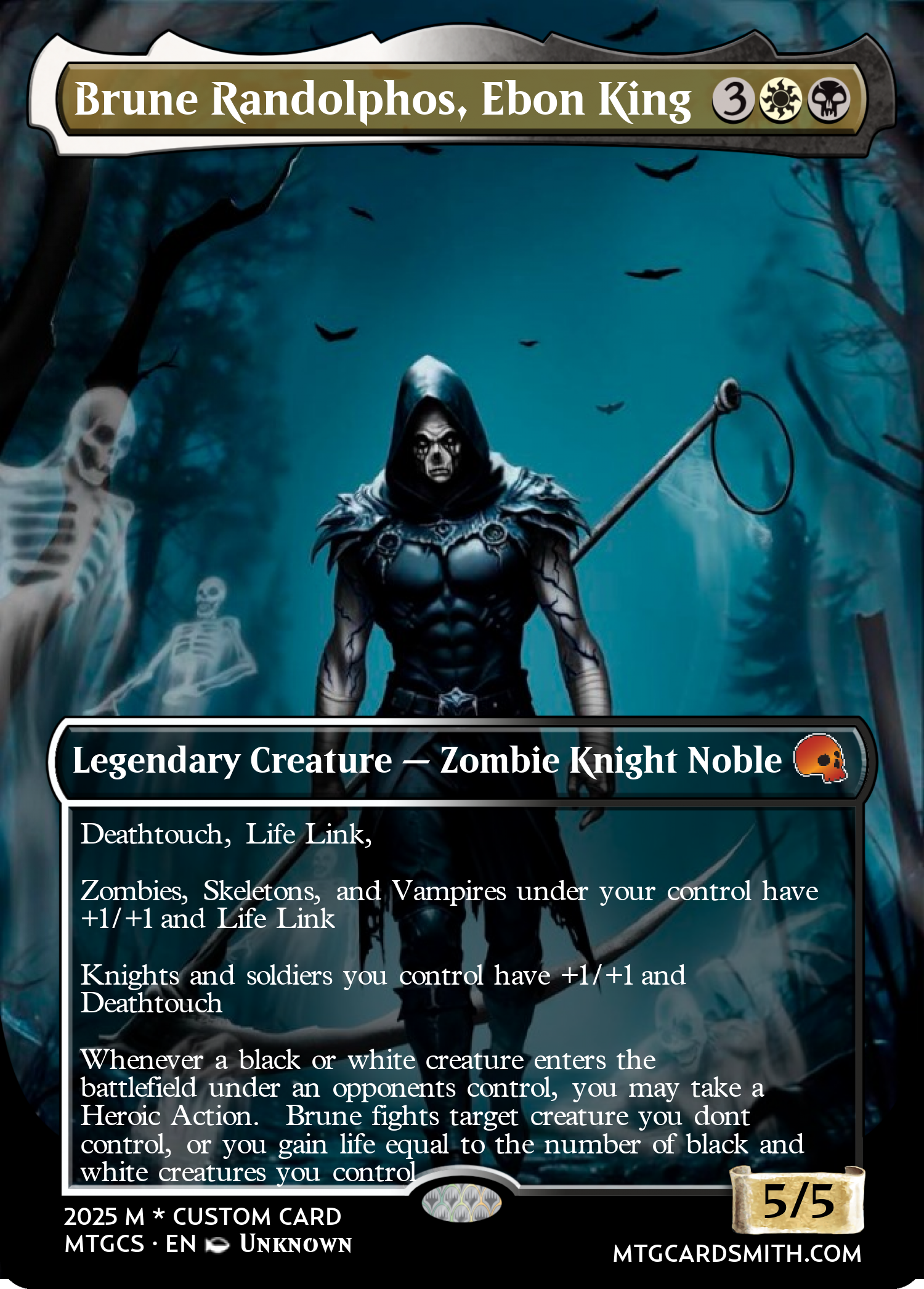 Brune Randolphos, Ebon King