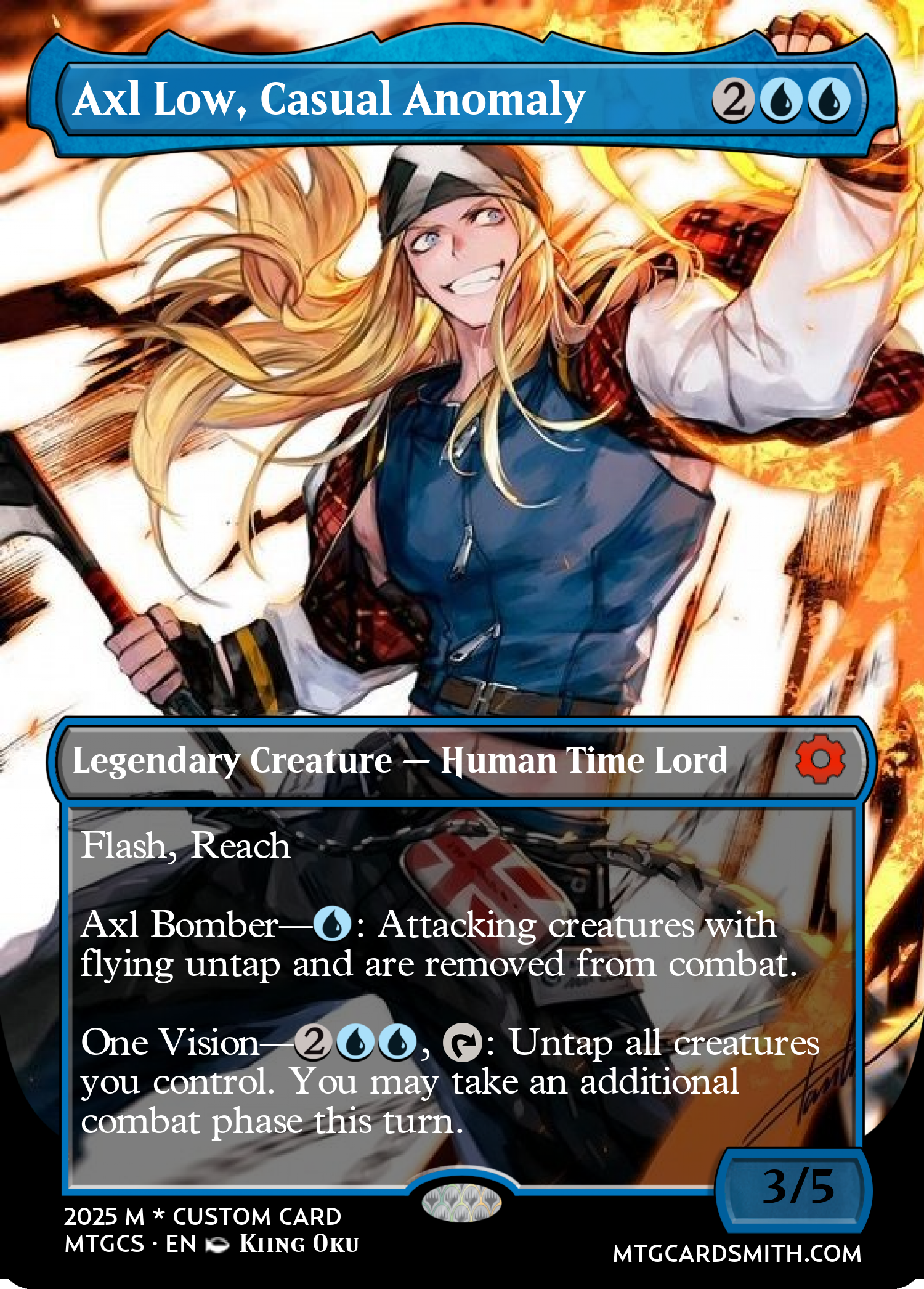 Axl Low, Casual Anomaly