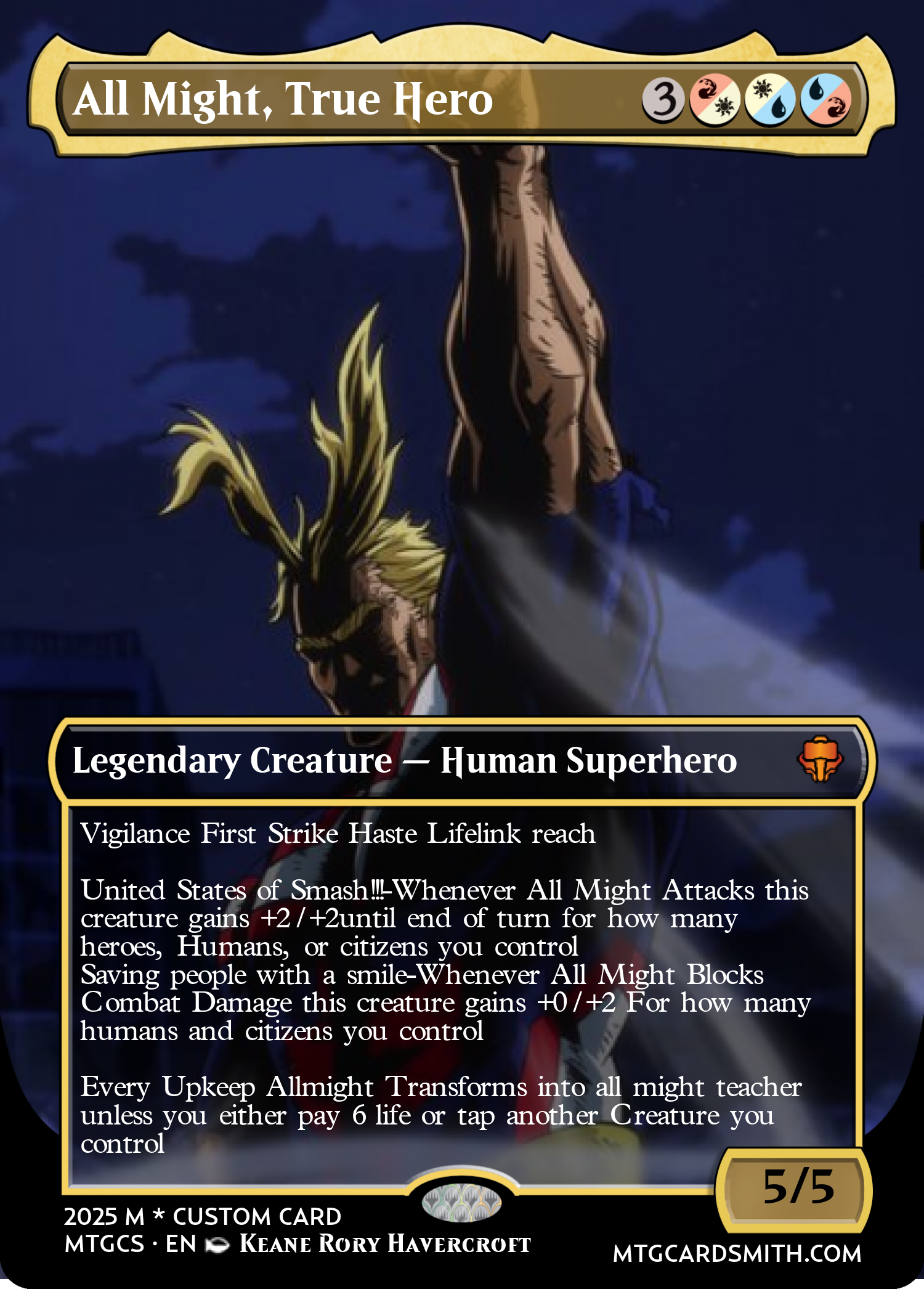 All Might, True Hero