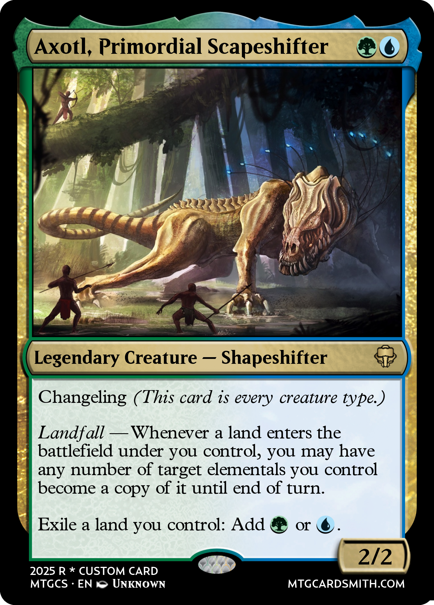 Axotl, Primordial Scapeshifter