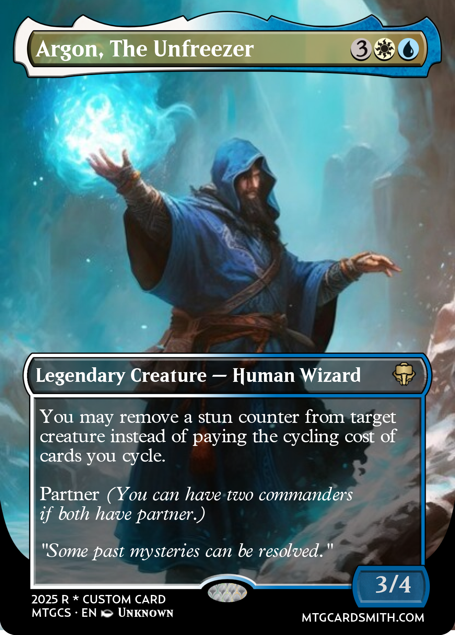Argon, The Unfreezer