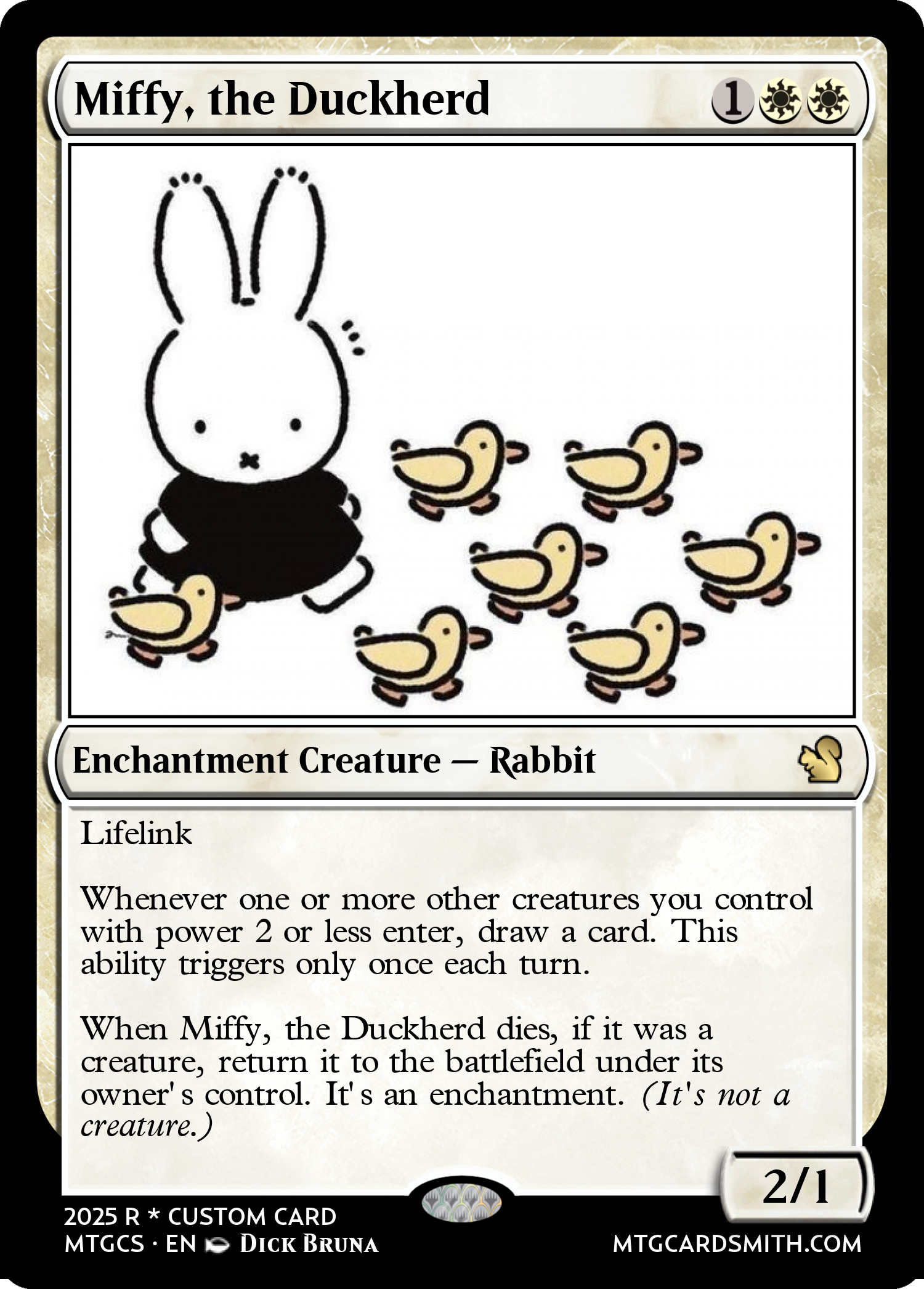 Miffy, the Duckherd
