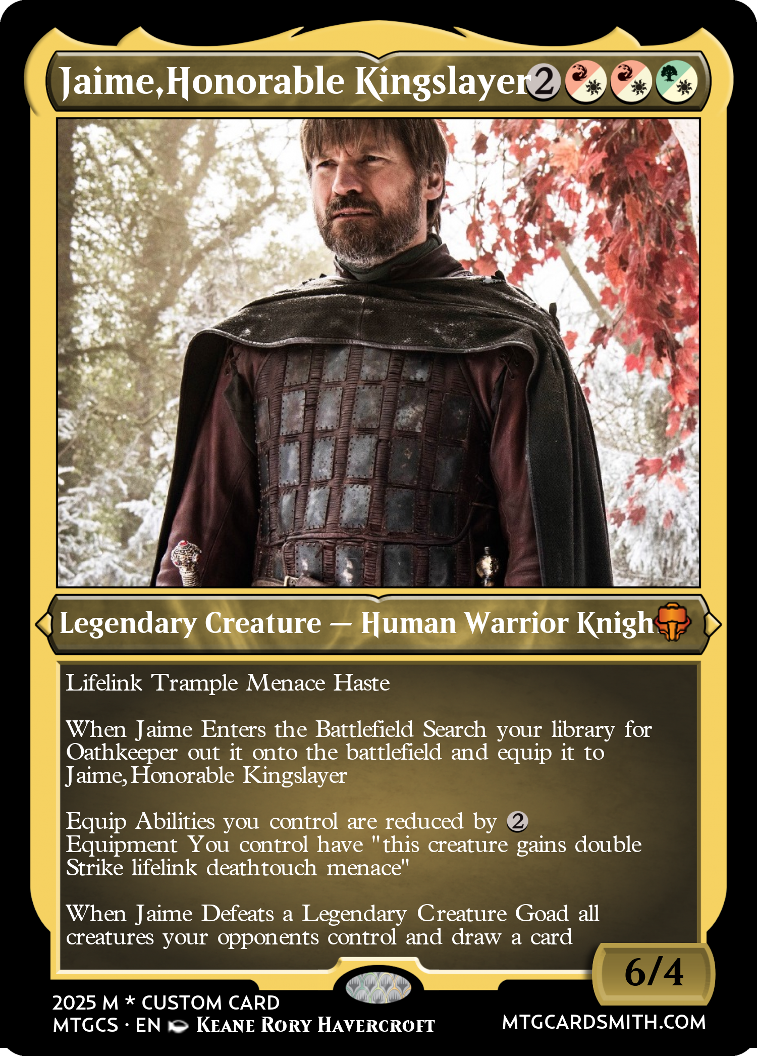 Jaime,Honorable Kingslayer