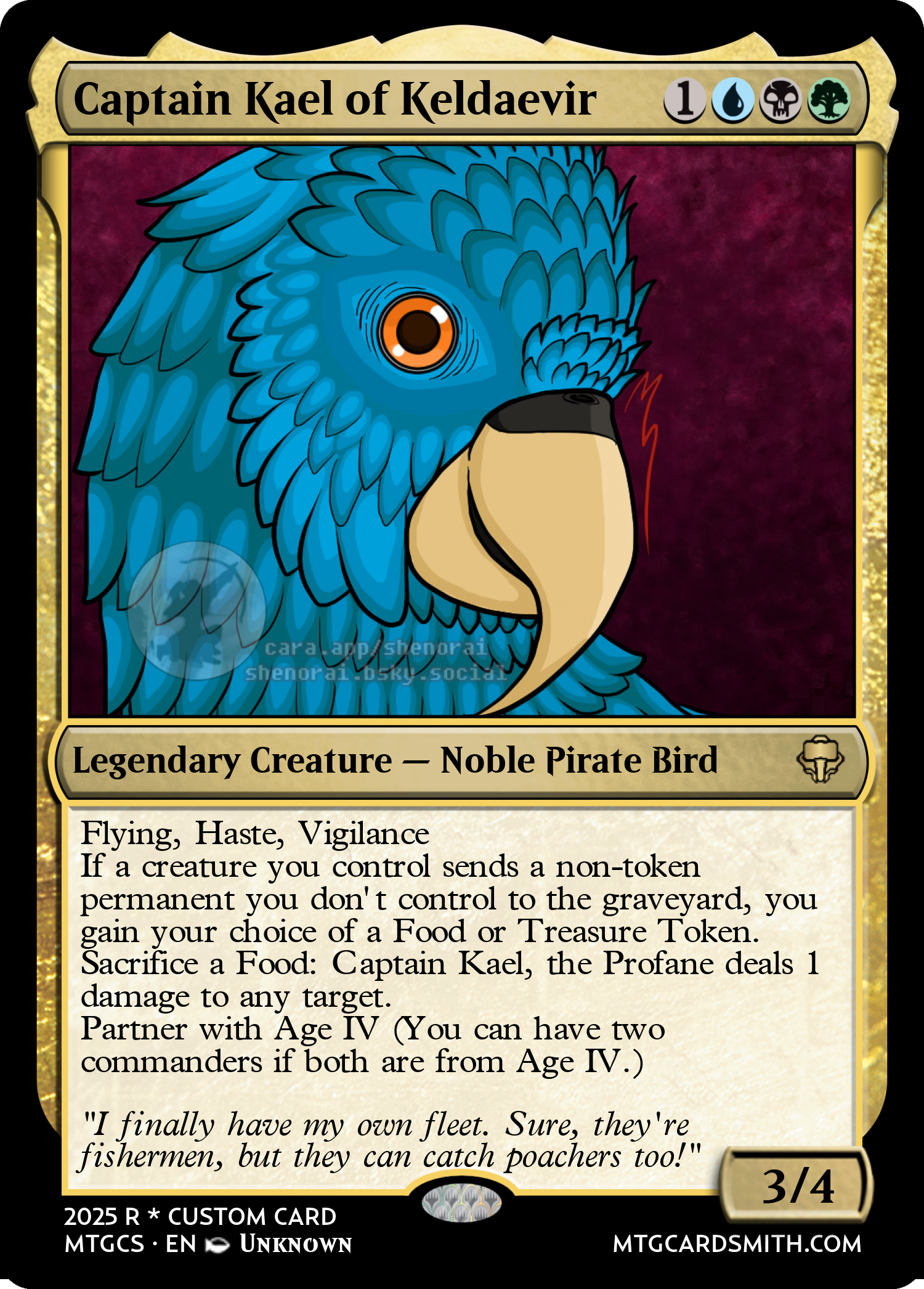 Captain Kael of Keldaevir
