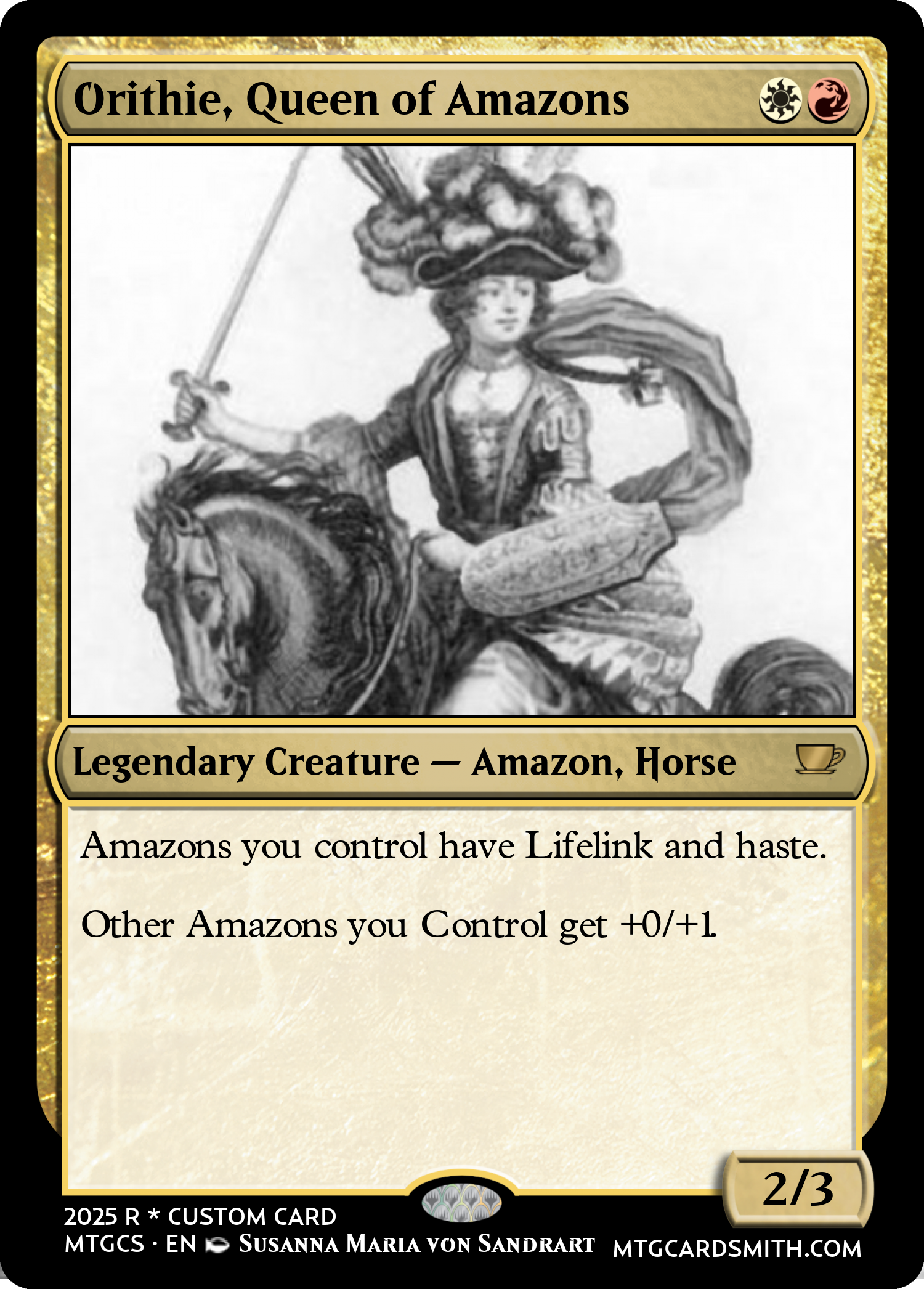 Orithie, Queen of Amazons