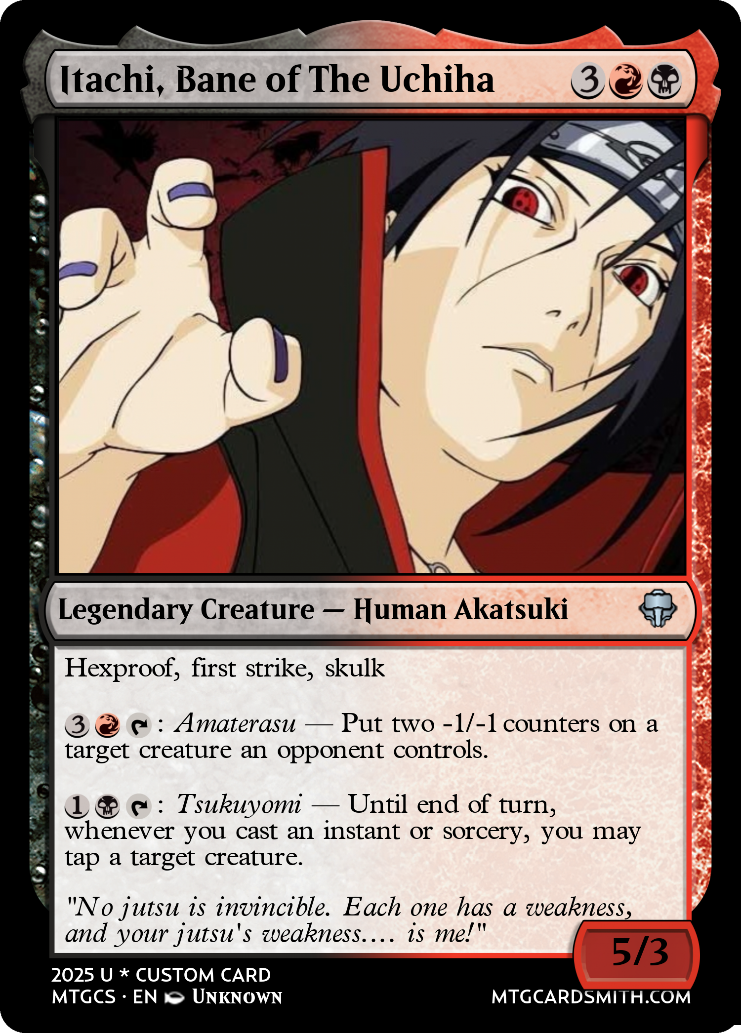 Itachi, Bane of The Uchiha