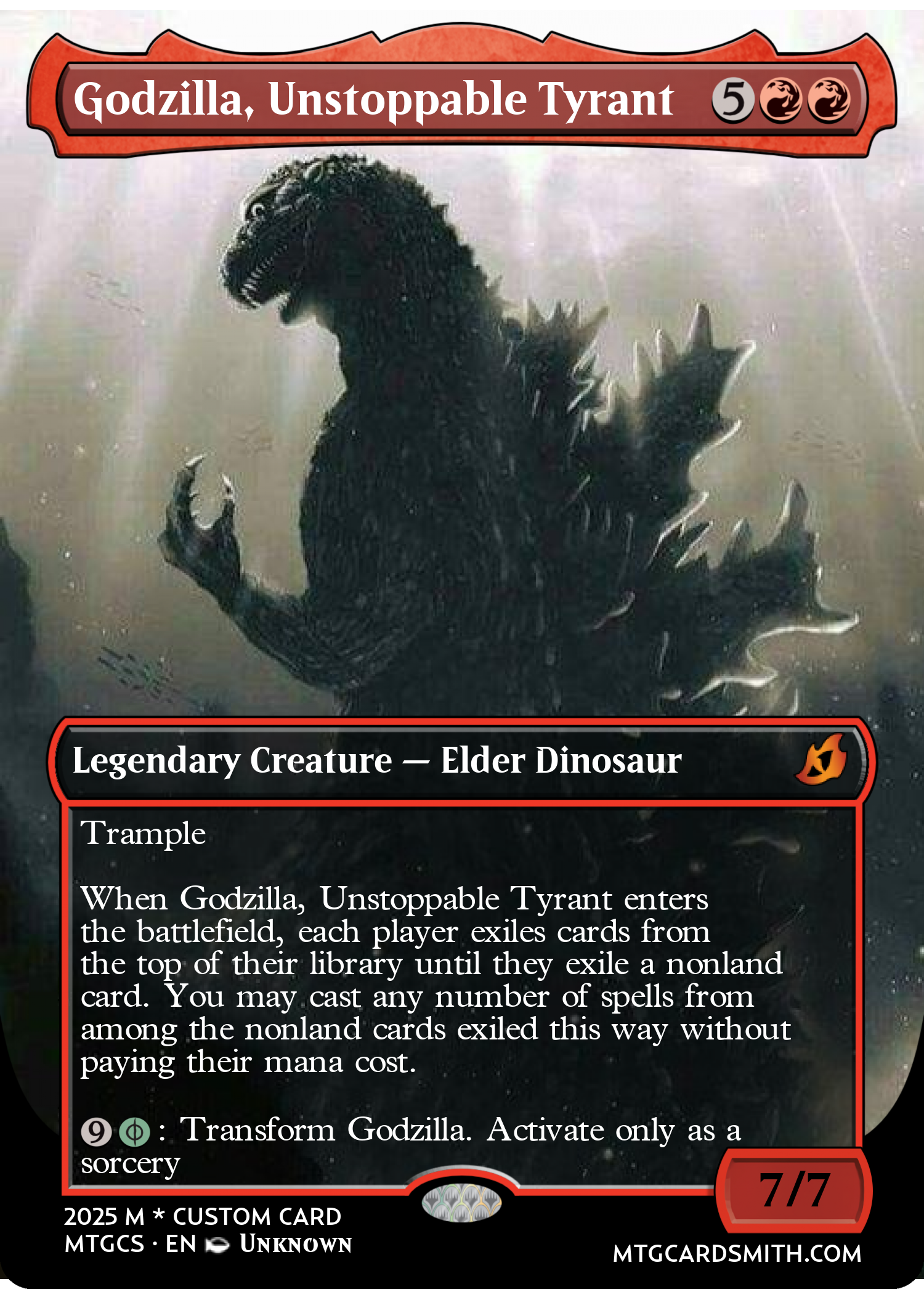 Godzilla, Unstoppable Tyrant