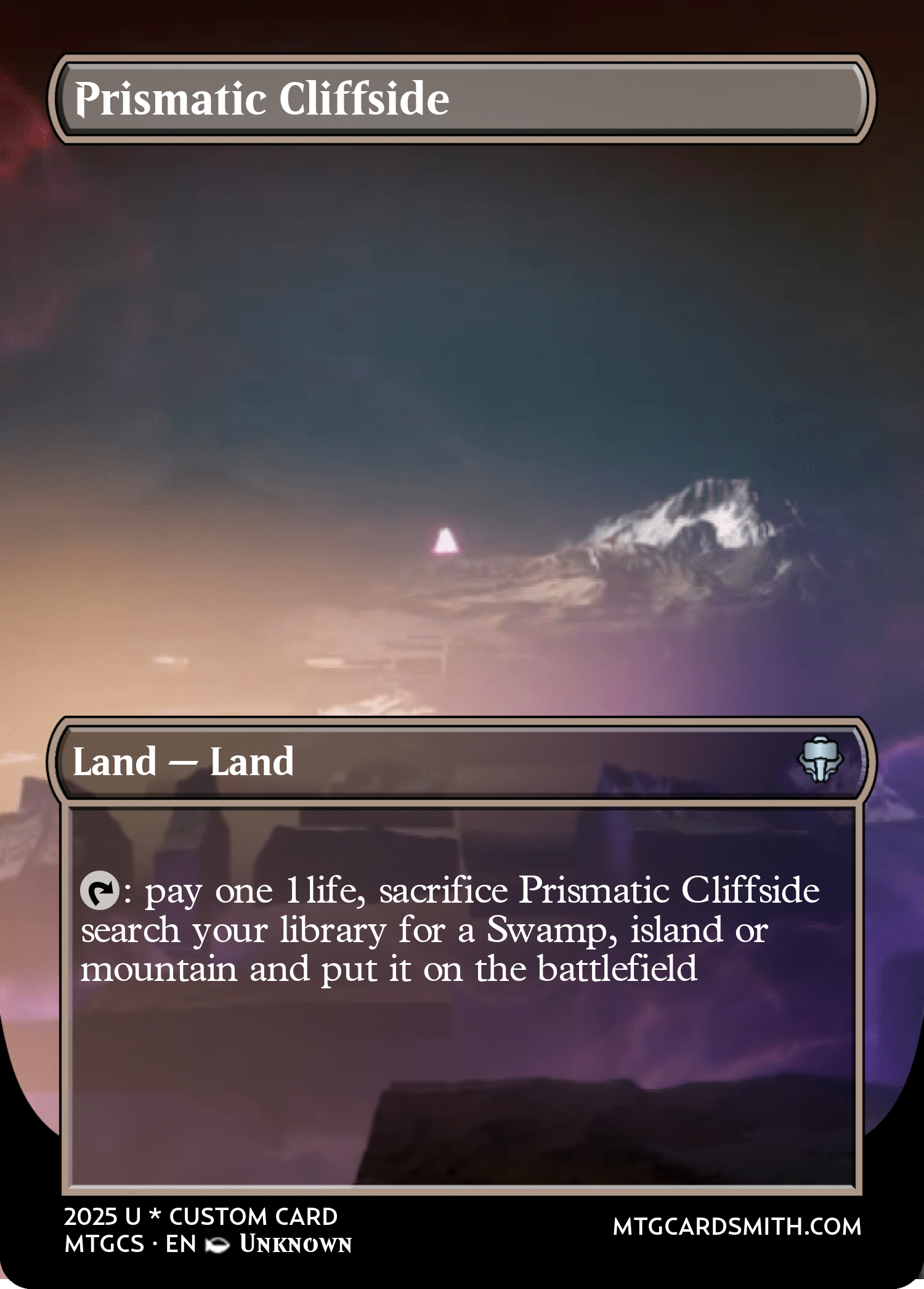 Prismatic Cliffside 
