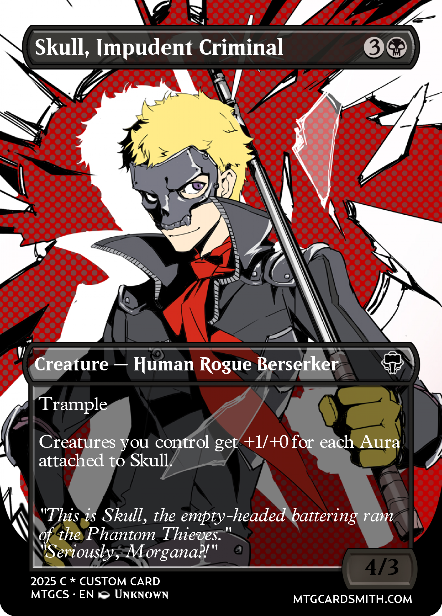 Skull, Impudent Criminal