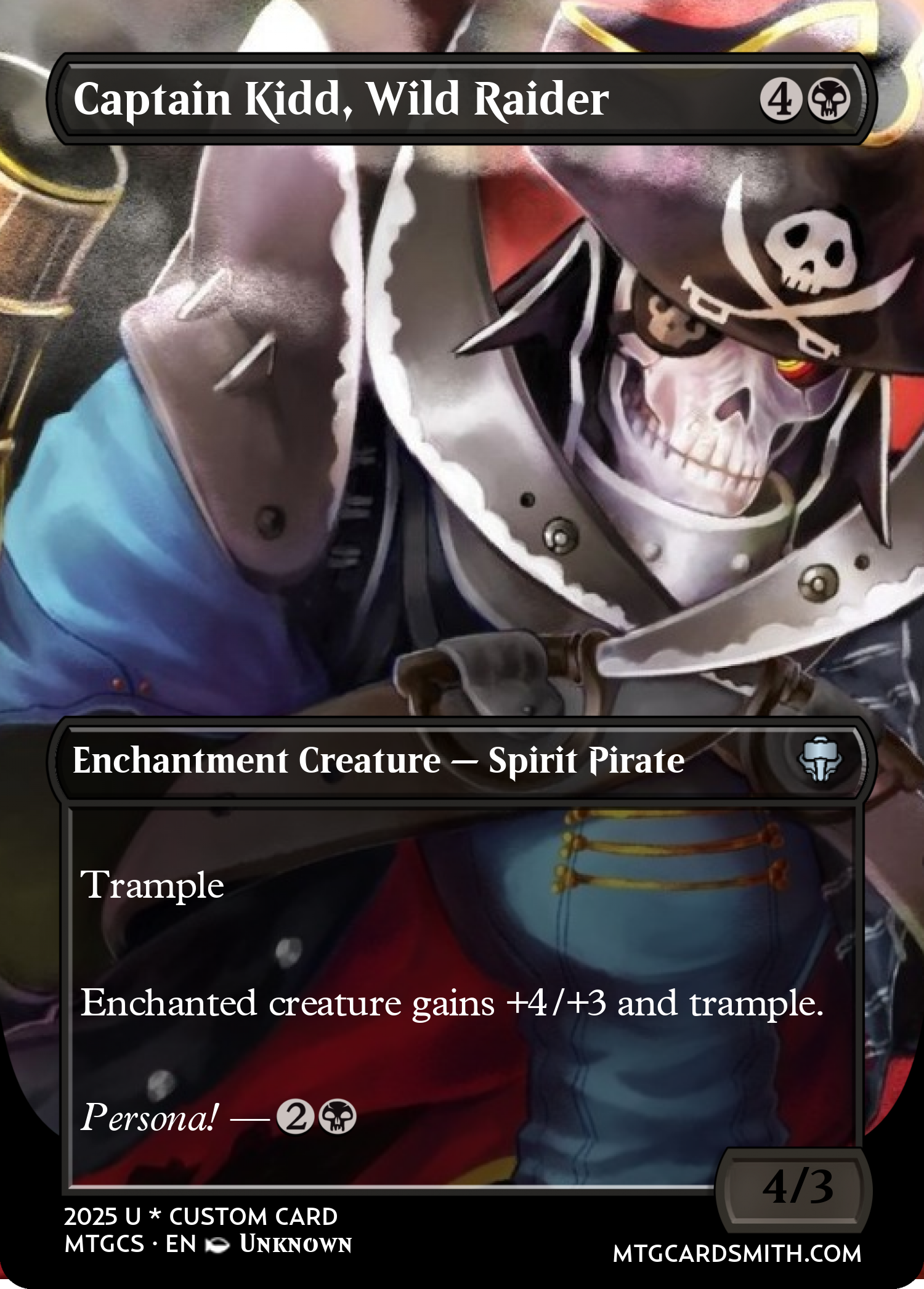 Captain Kidd, Wild Raider
