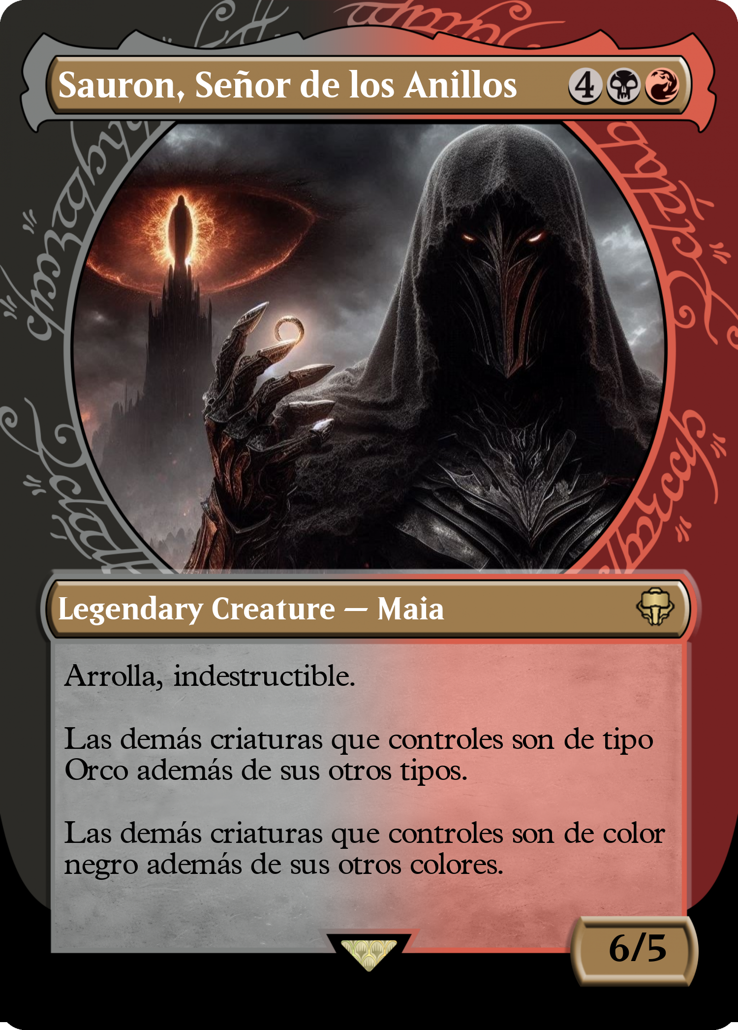 Sauron, Señor de los Anillos