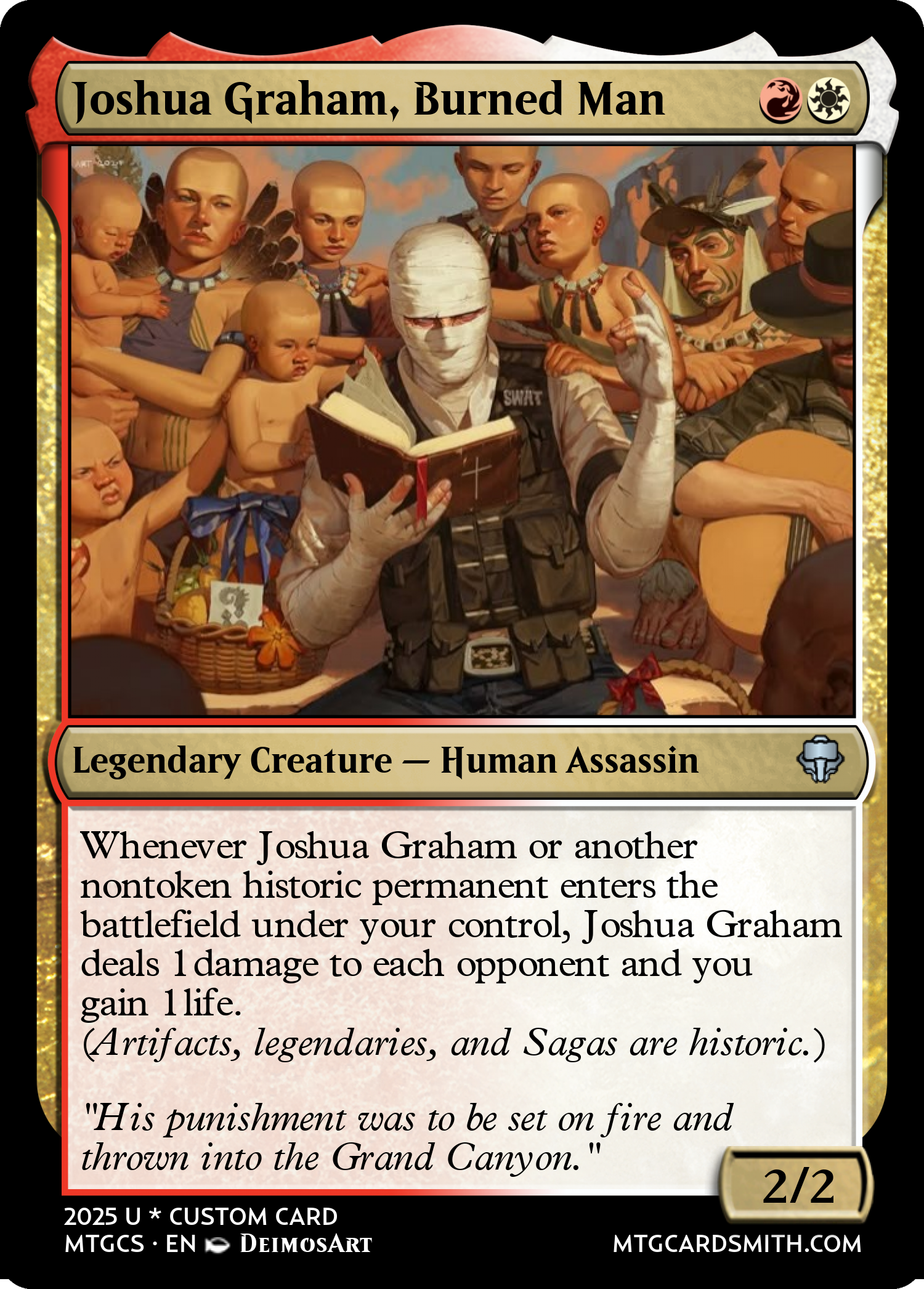Joshua Graham, Burned Man