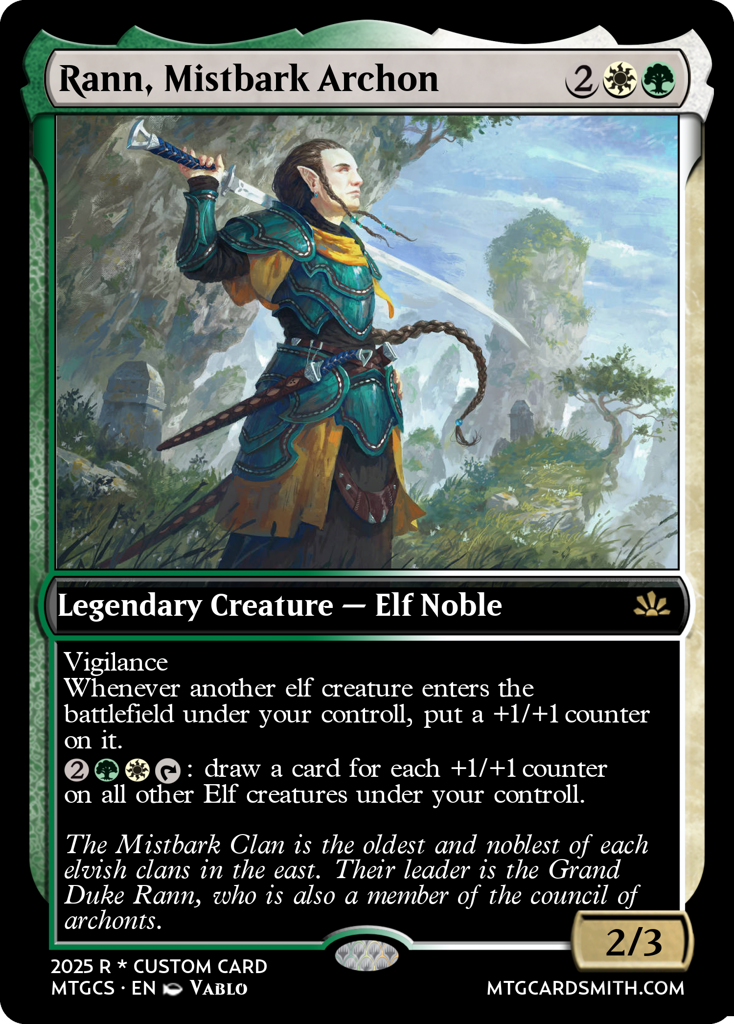 Rann, Mistbark Archon