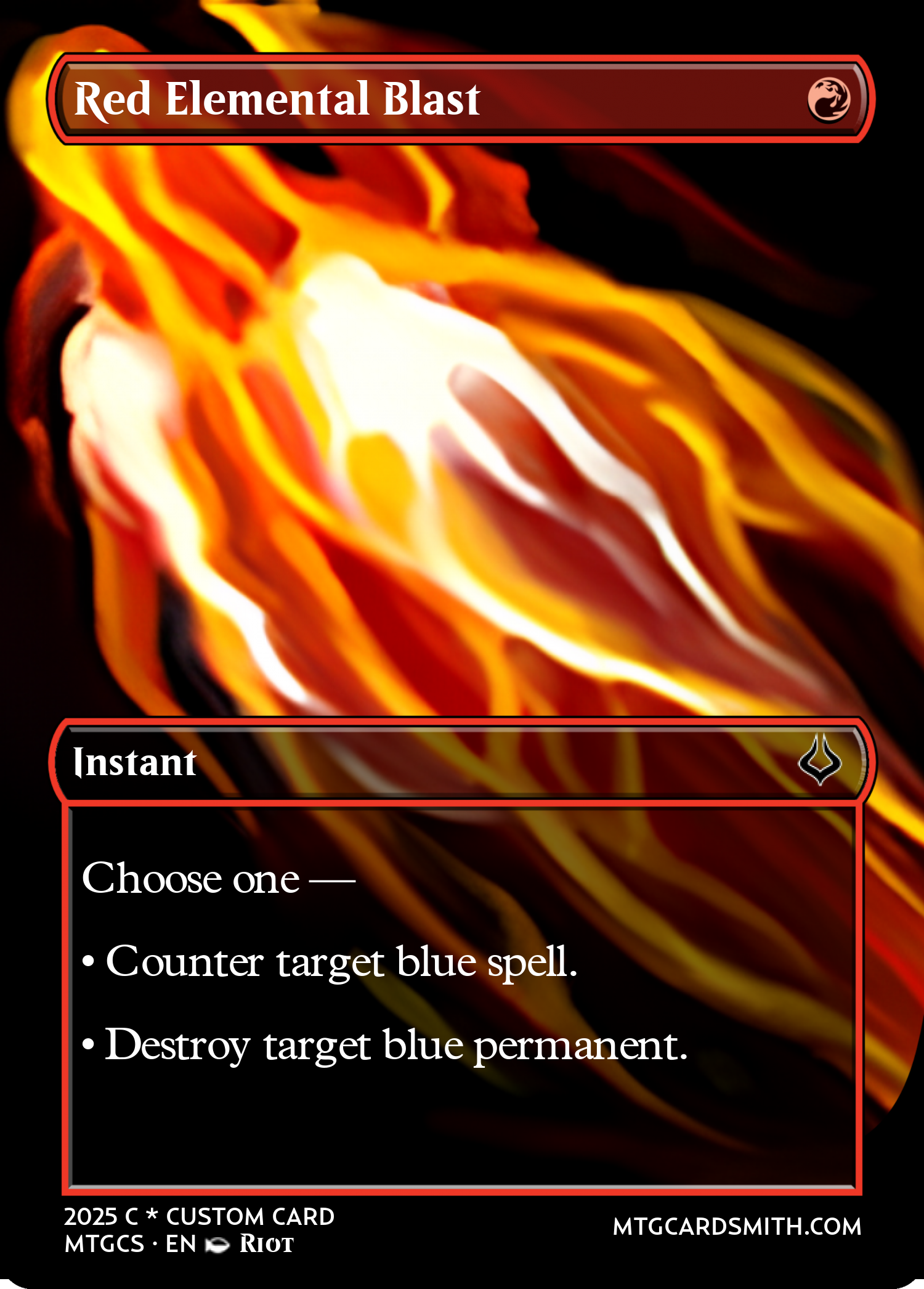 Red Elemental Blast
