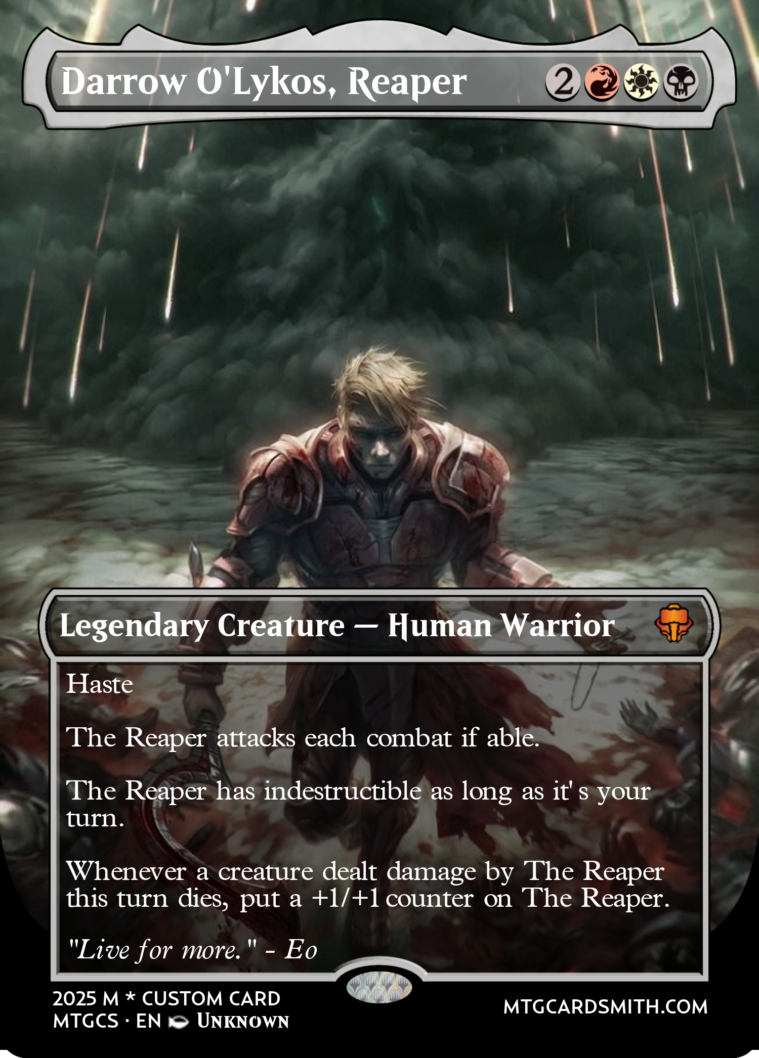 Darrow O'Lykos, Reaper