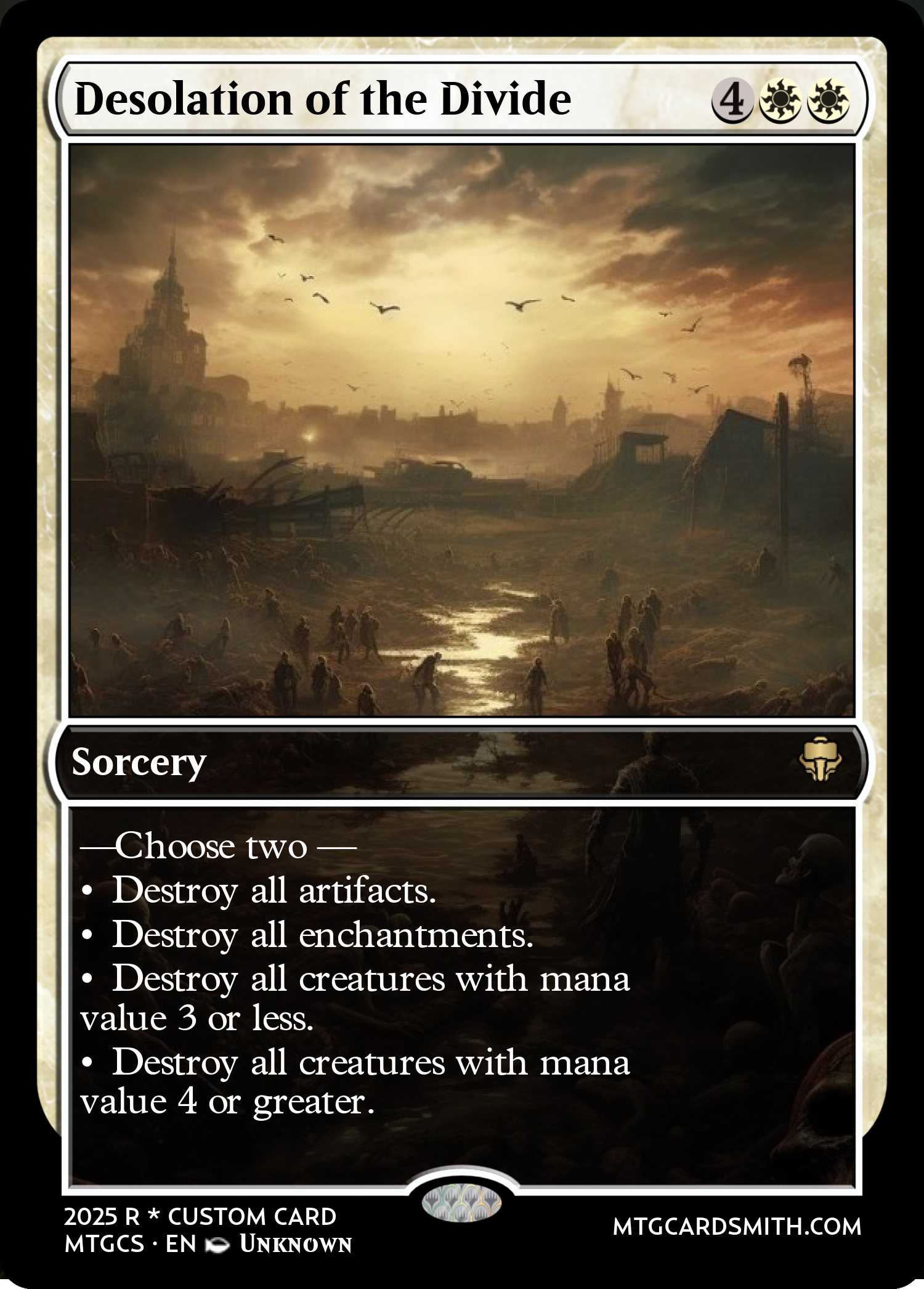 Desolation of the Divide