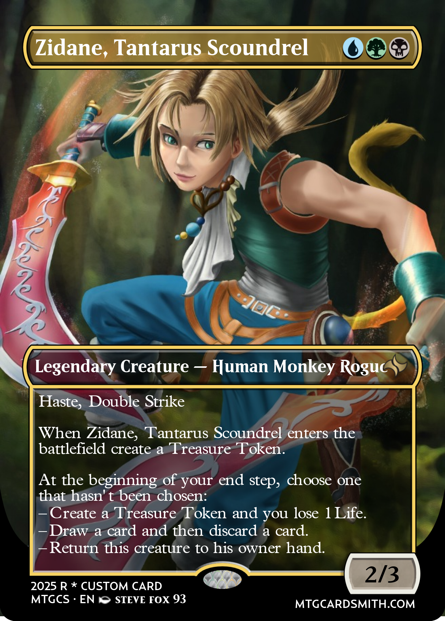 Zidane, Tantarus Scoundrel