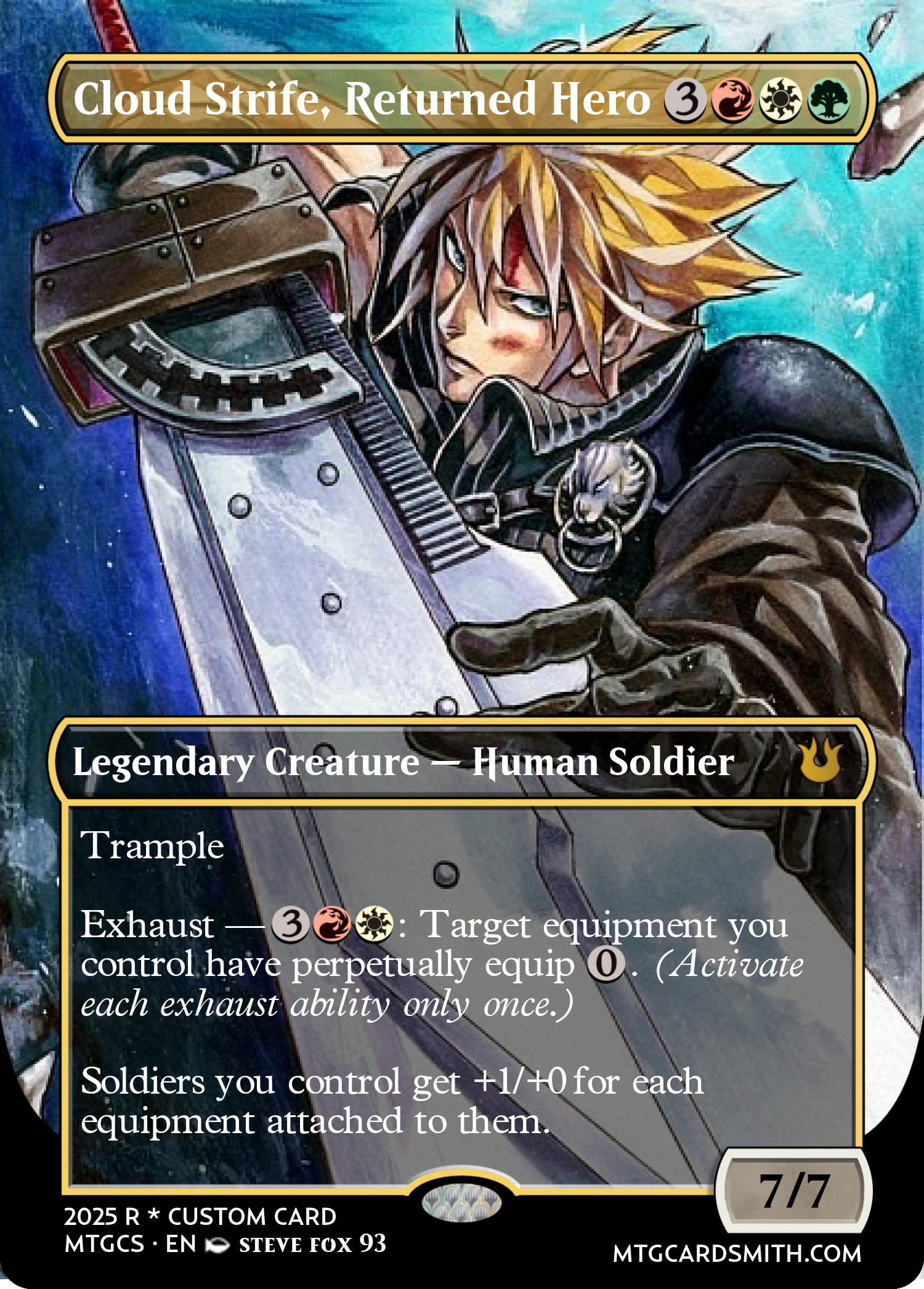 Cloud Strife, Returned Hero