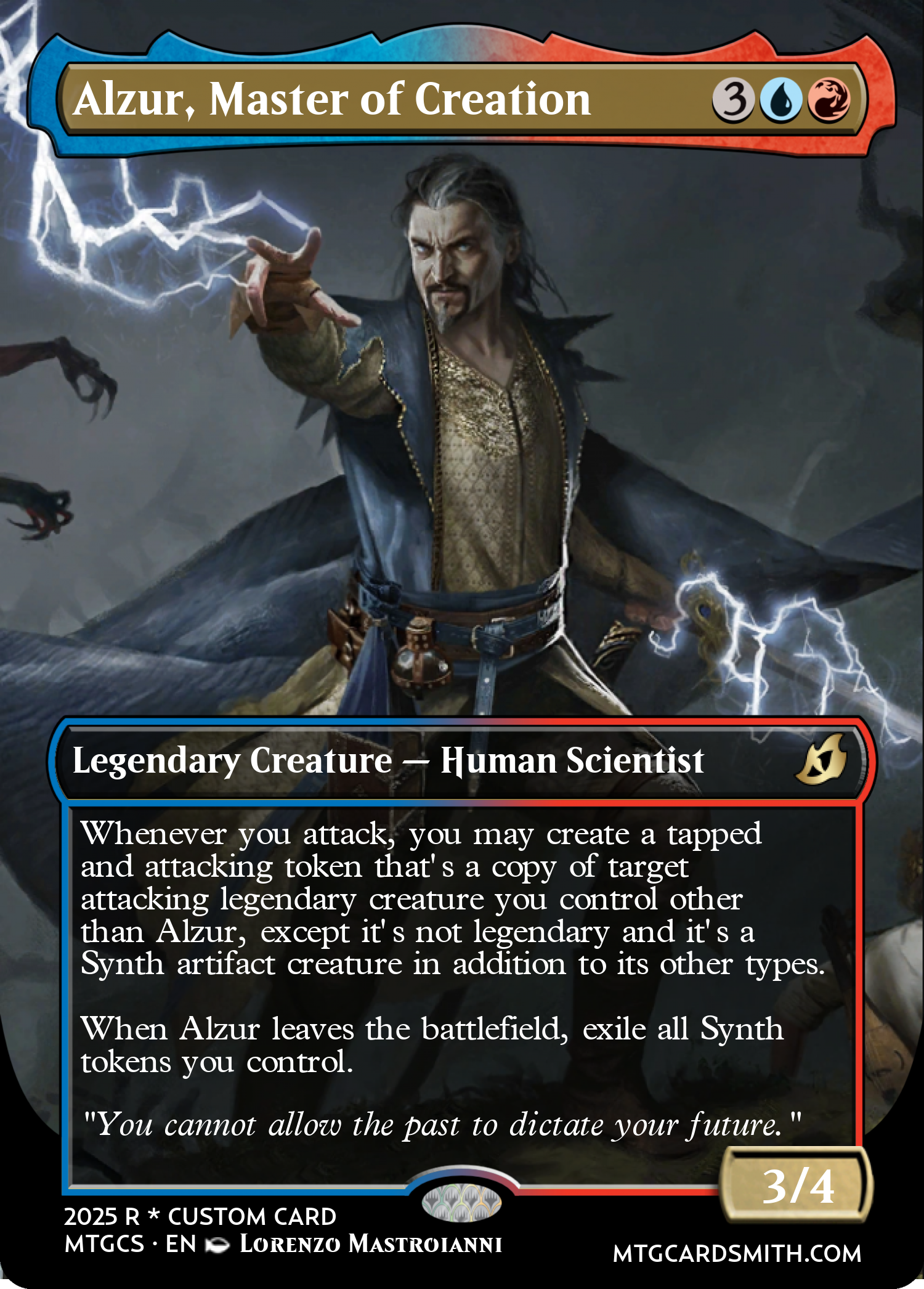 Alzur, Master of Creation