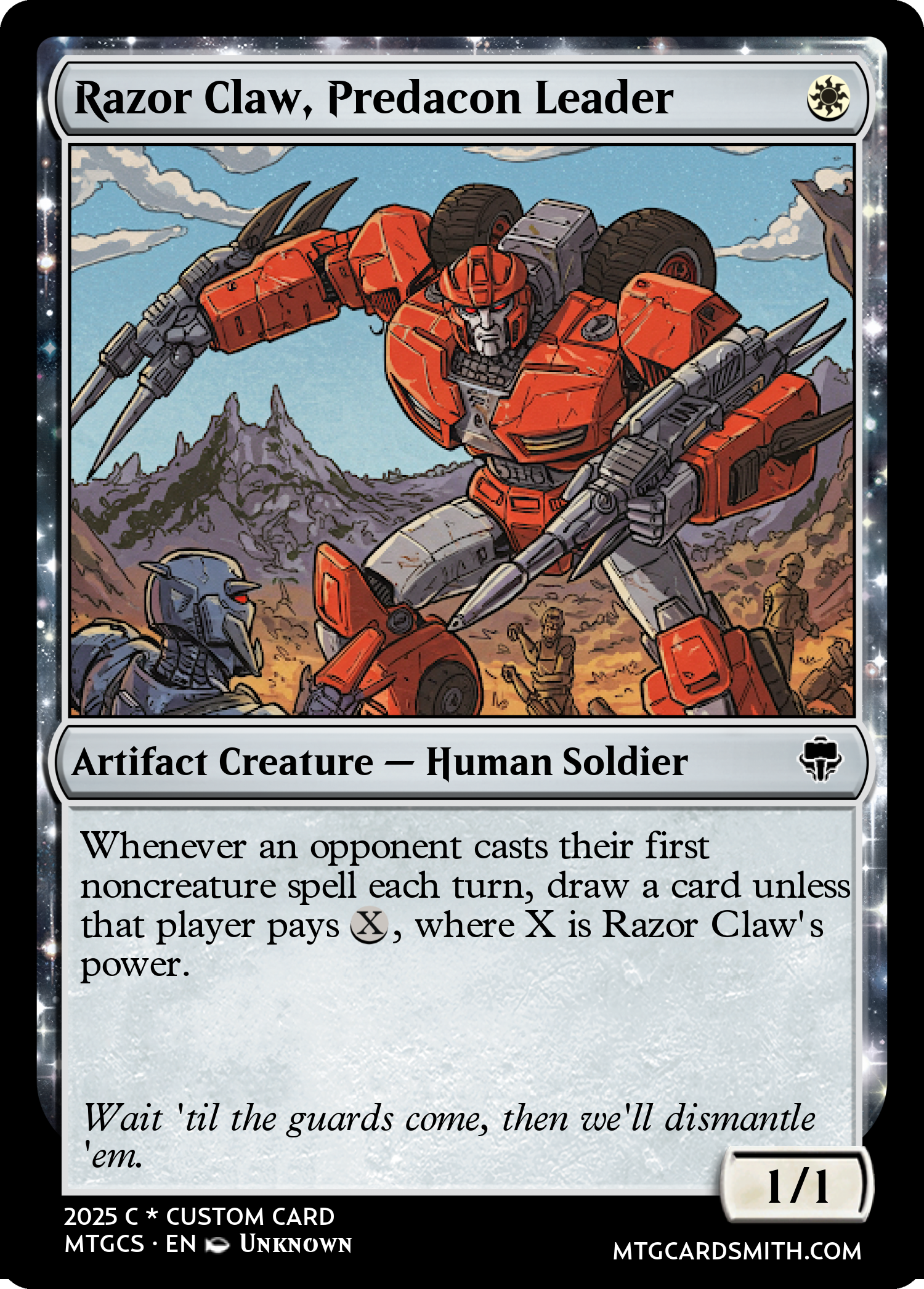 Razor Claw, Predacon Leader