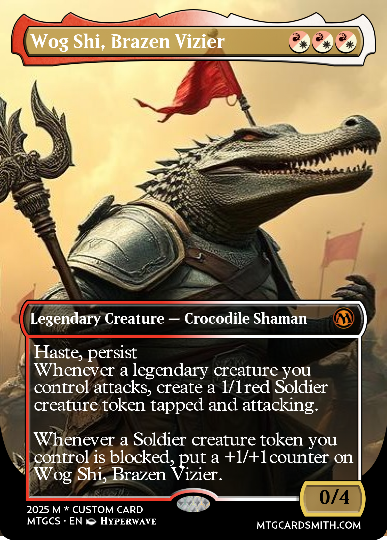 Wog Shi, Brazen Vizier