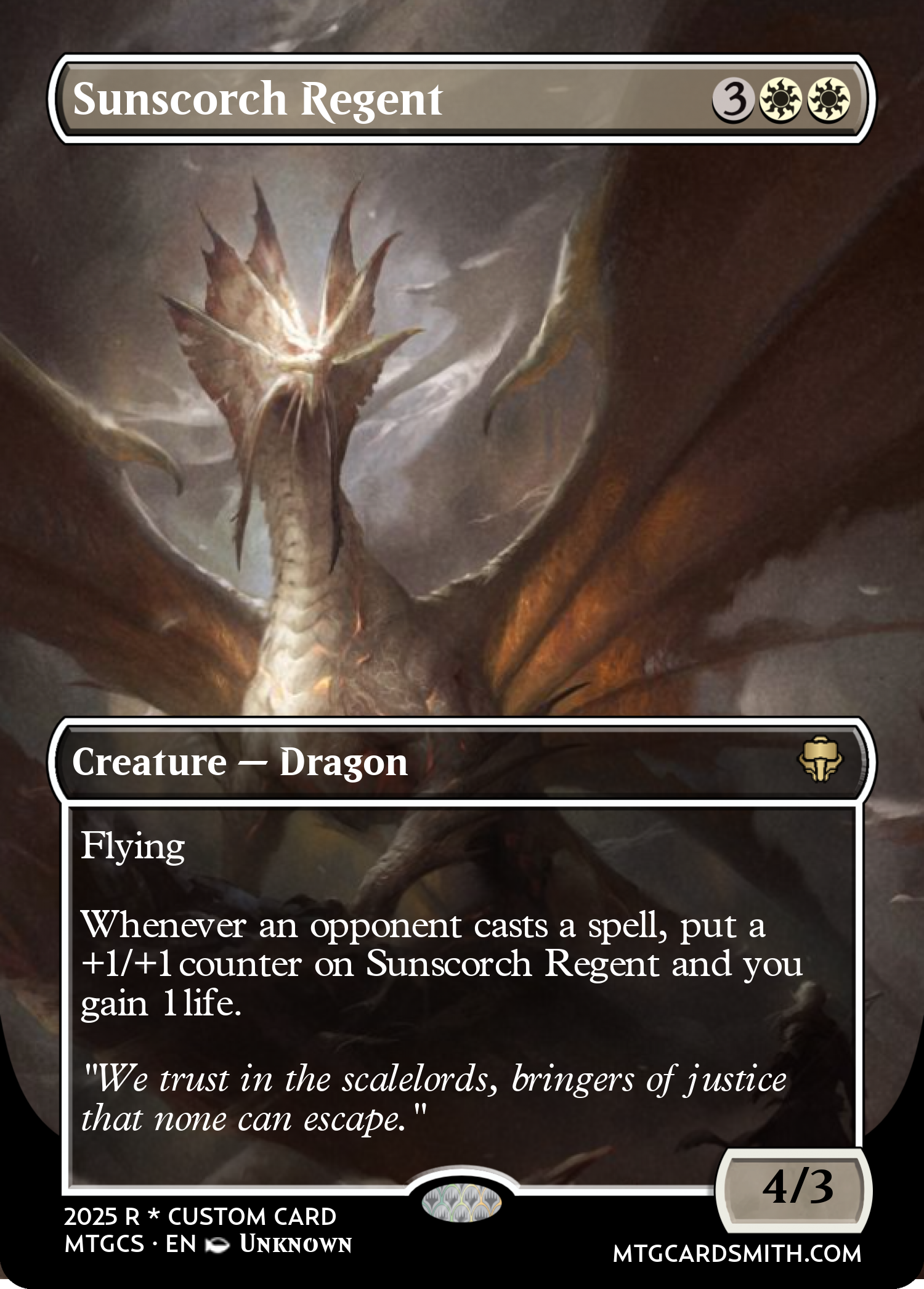 Sunscorch Regent