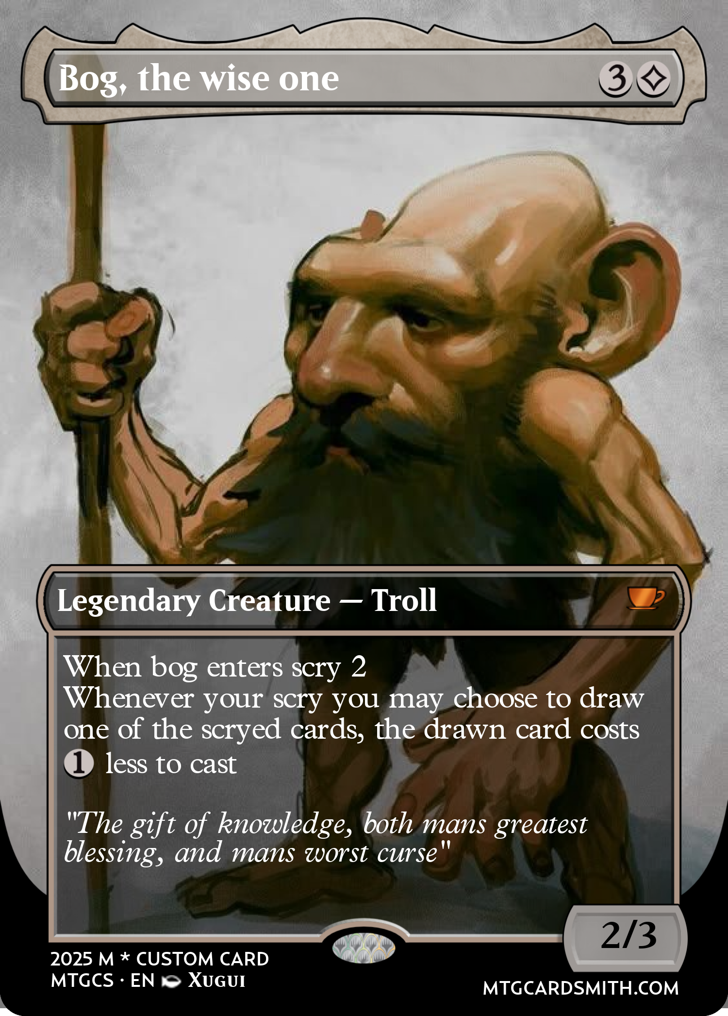 Bog, the wise one