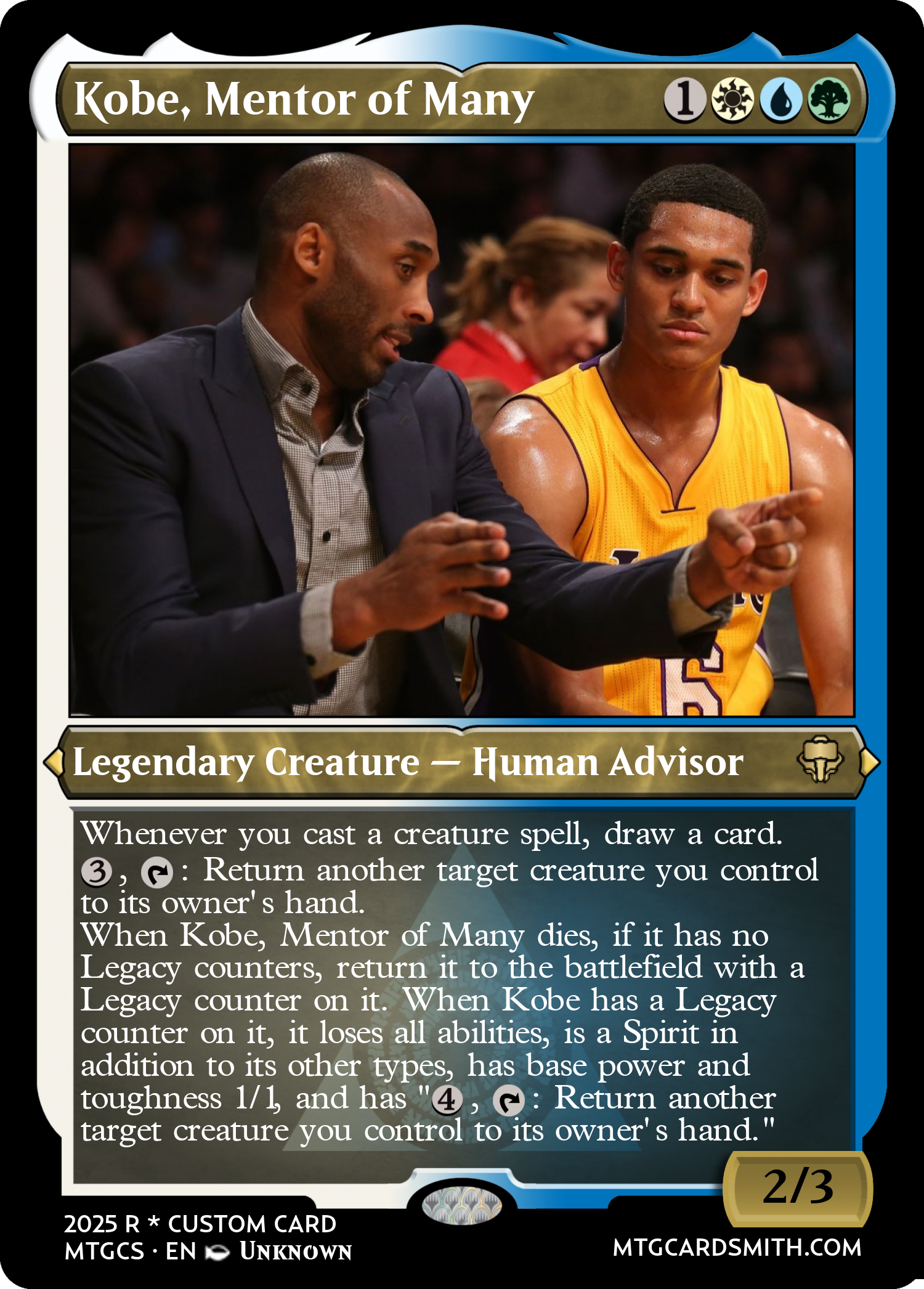 Kobe, Mentor of Many