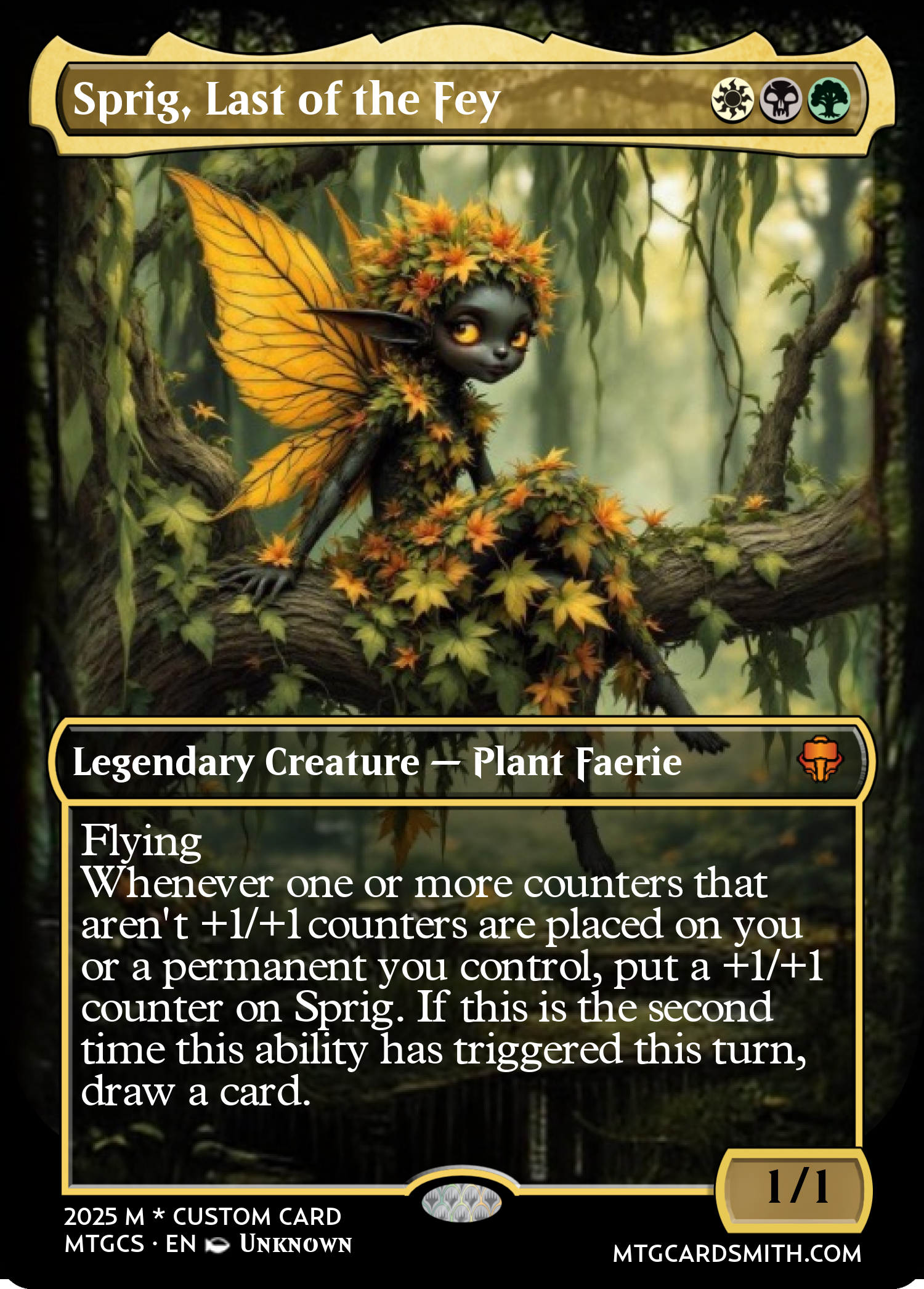 Sprig, Last of the Fey