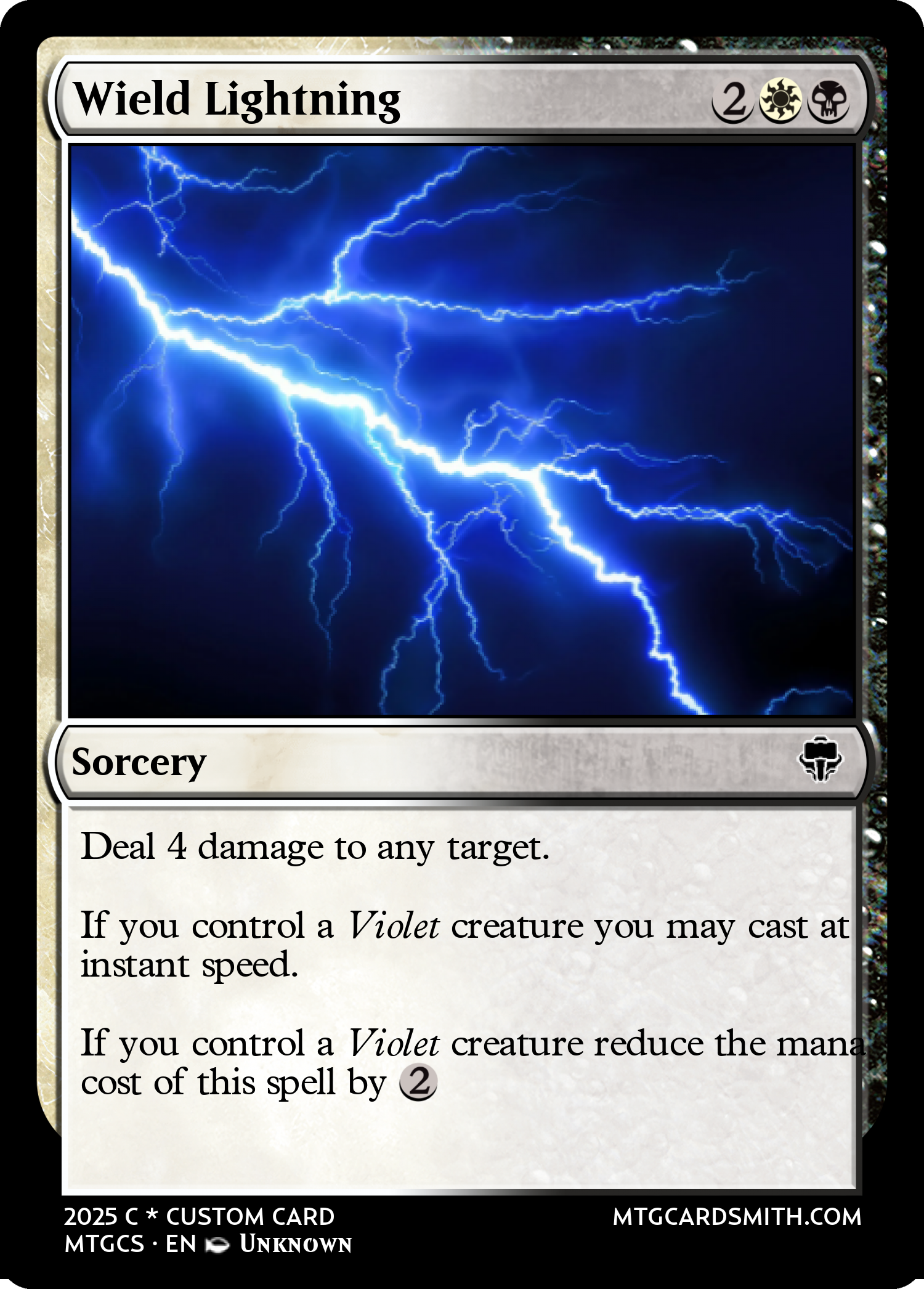 Wield Lightning