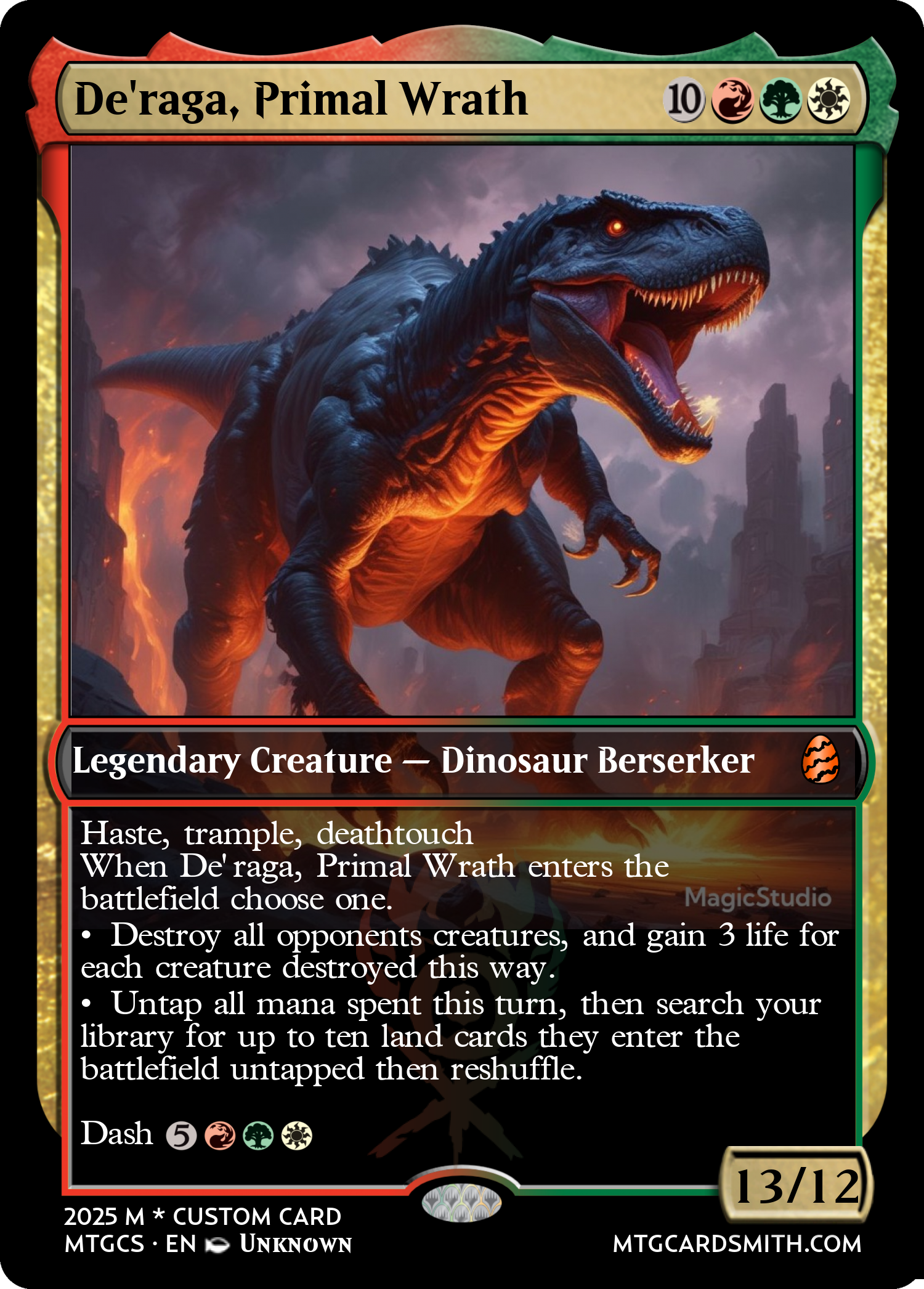 De'raga, Primal Wrath