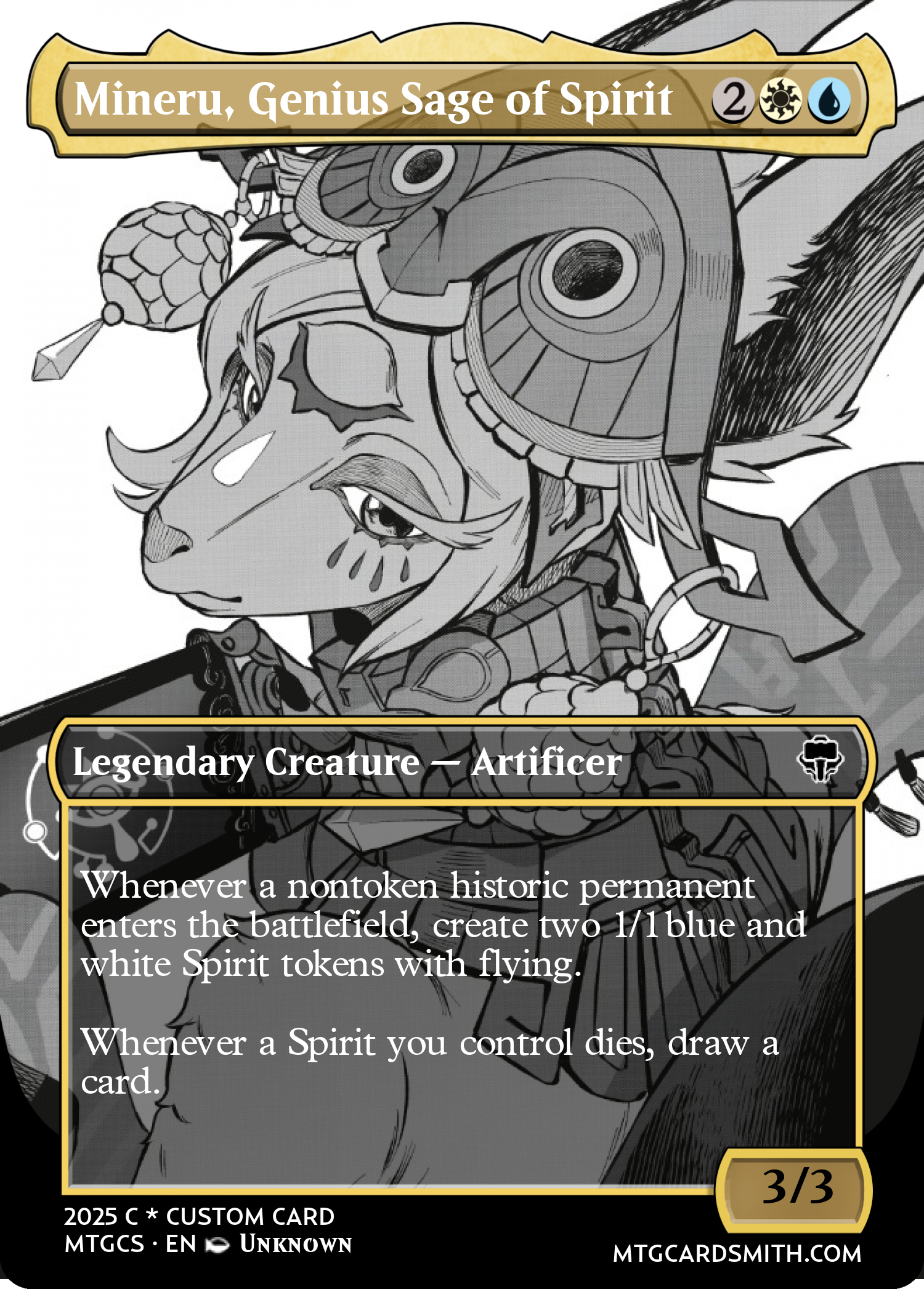 Mineru, Genius Sage of Spirit