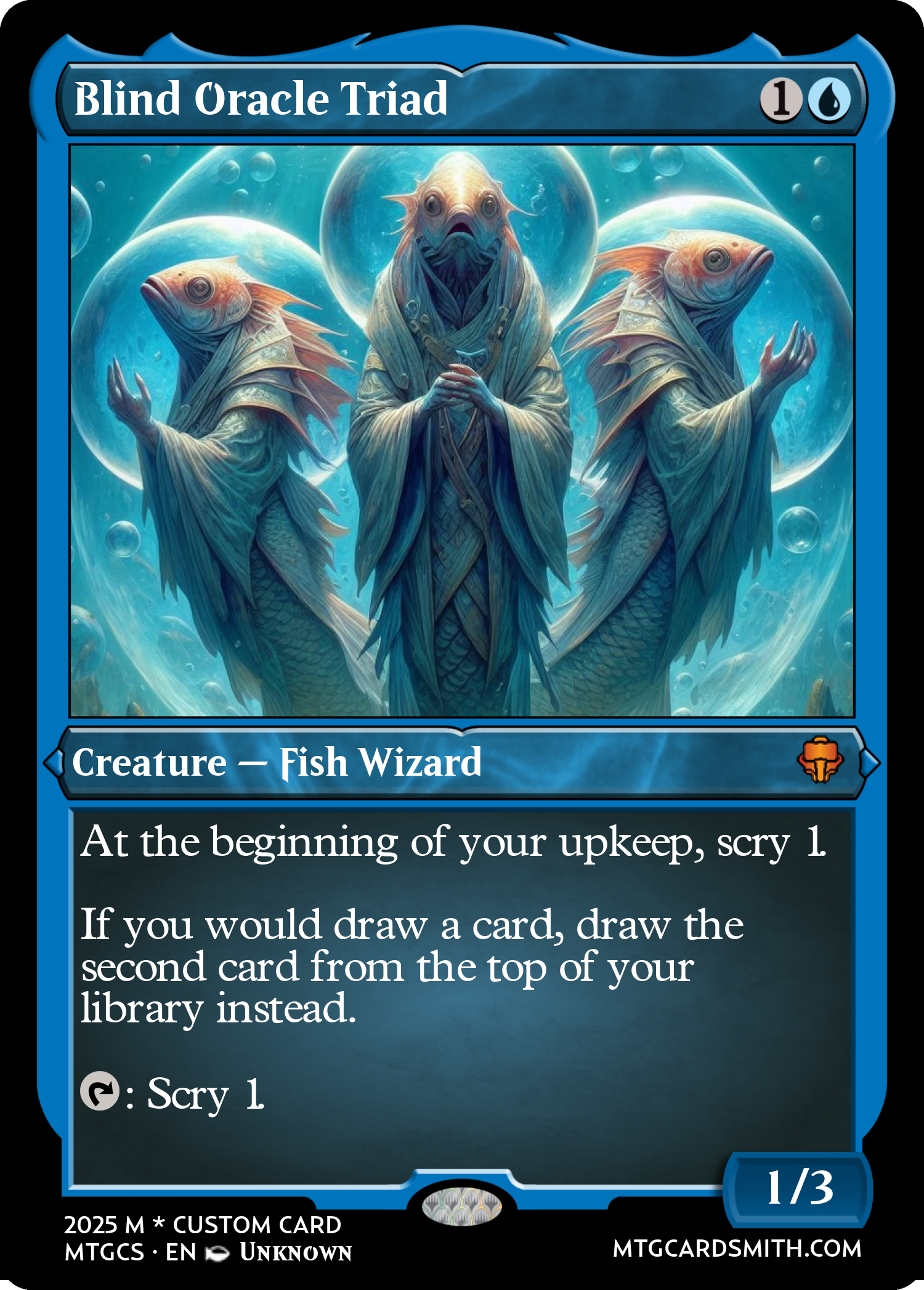 Blind Oracle Triad