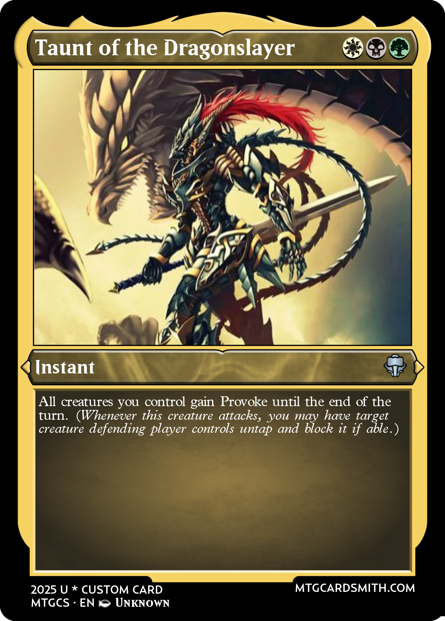 Taunt of the Dragonslayer