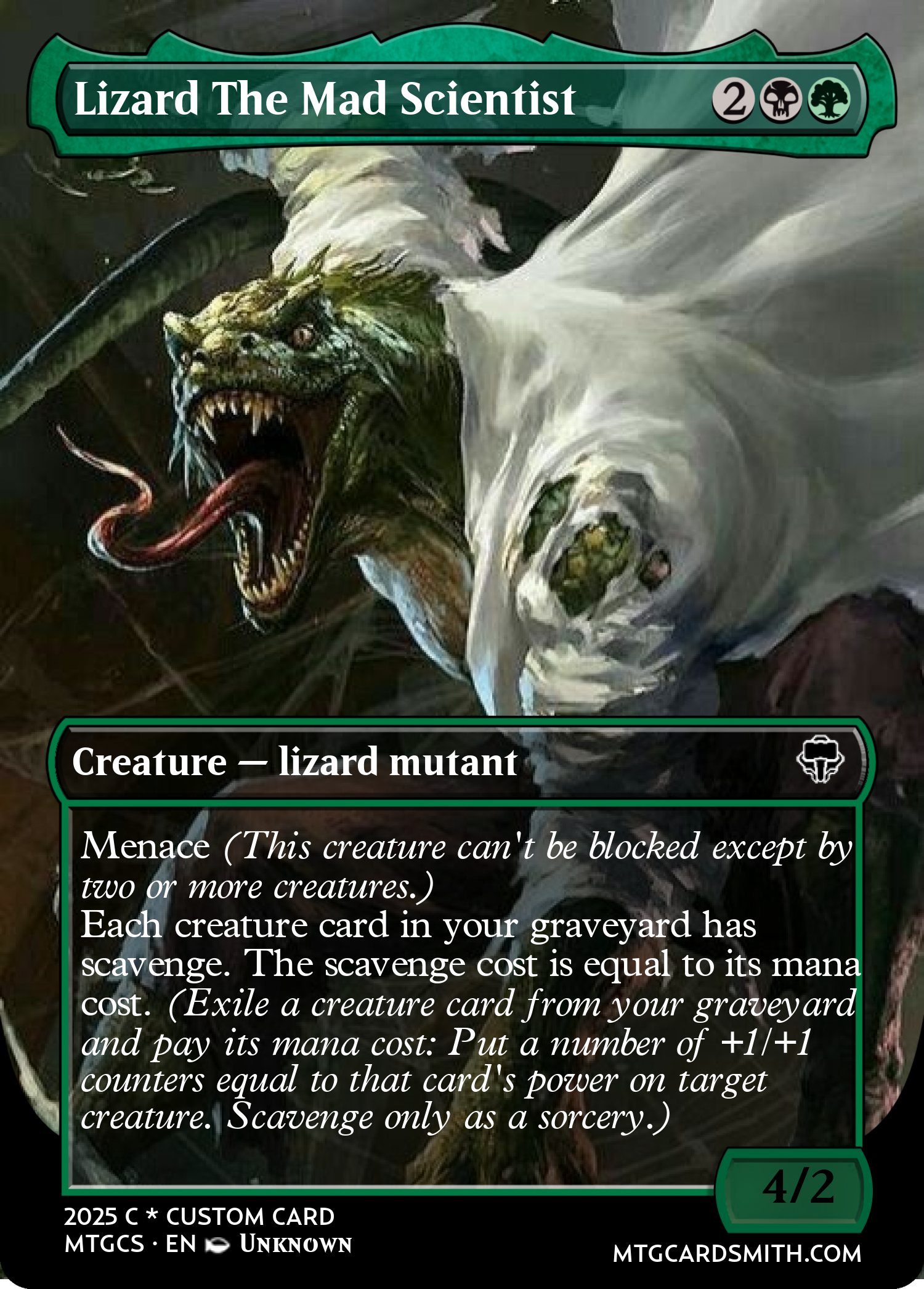 Lizard The Mad Scientist  
