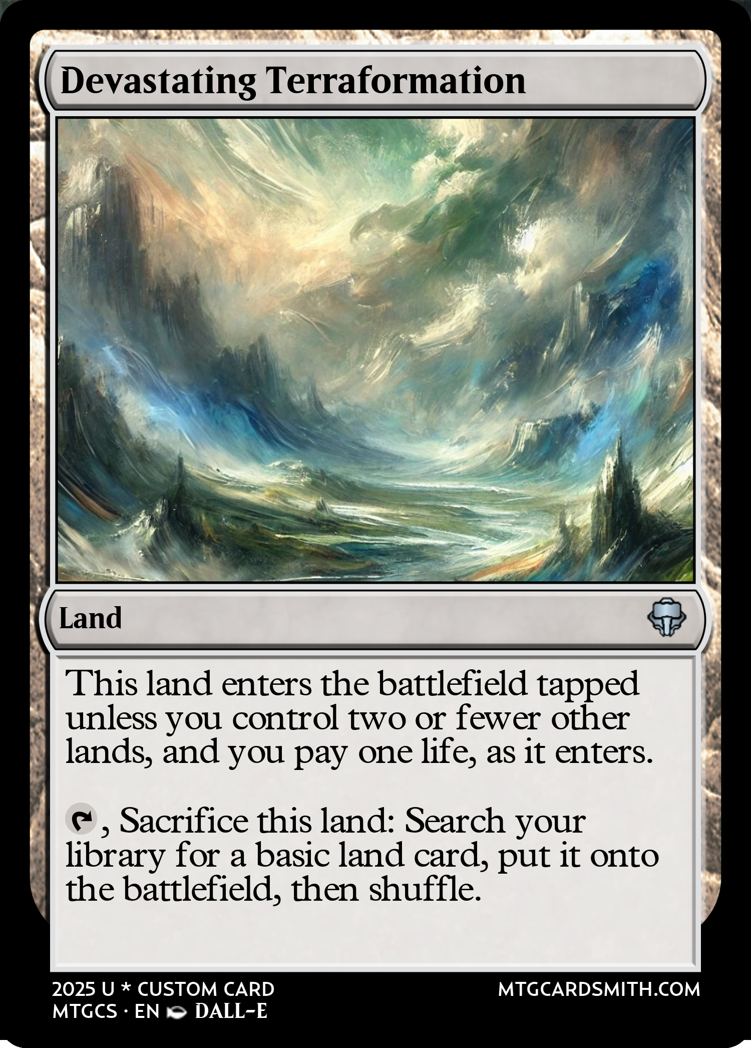 Devastating Terraformation