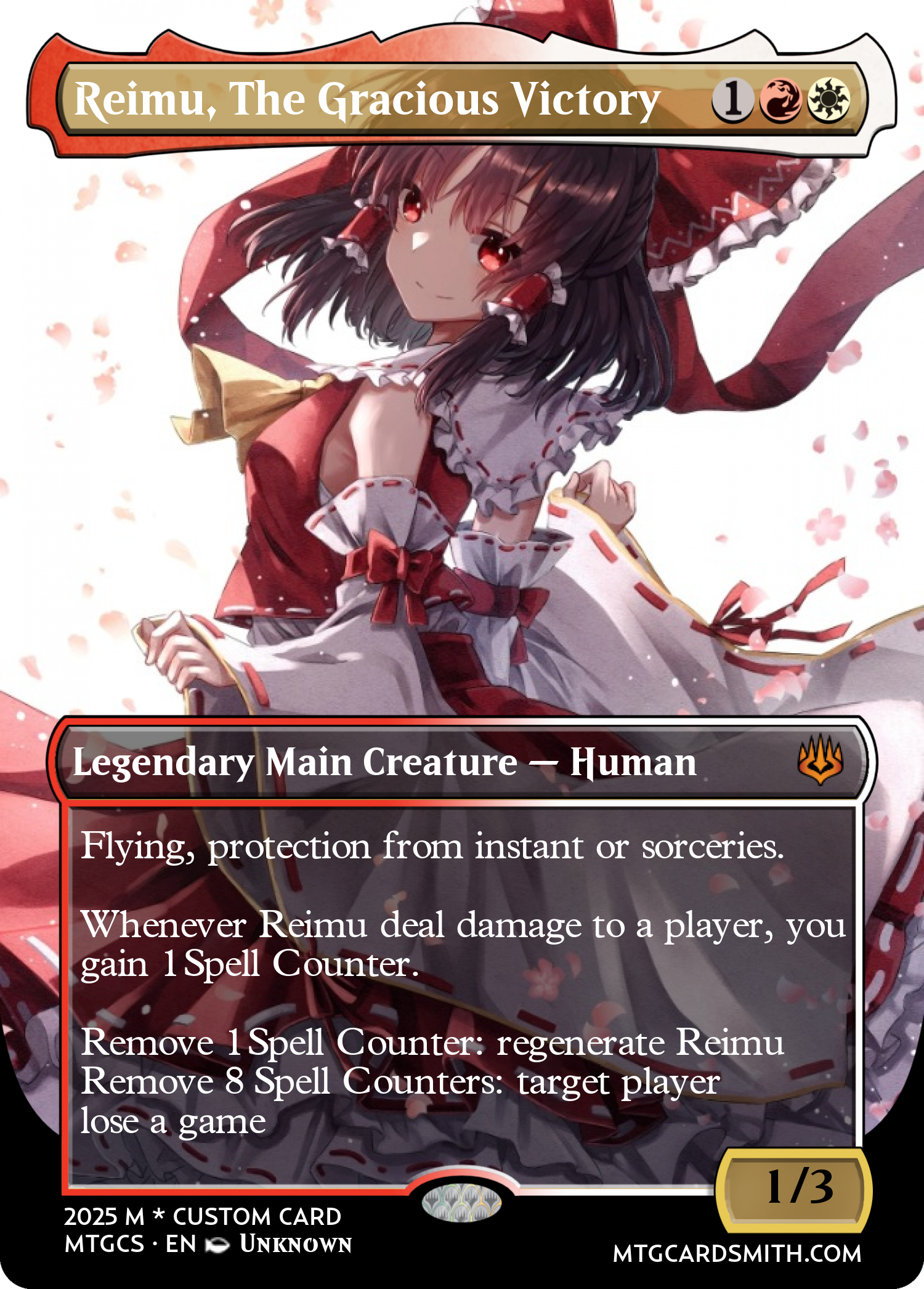 Reimu, The Gracious Victory