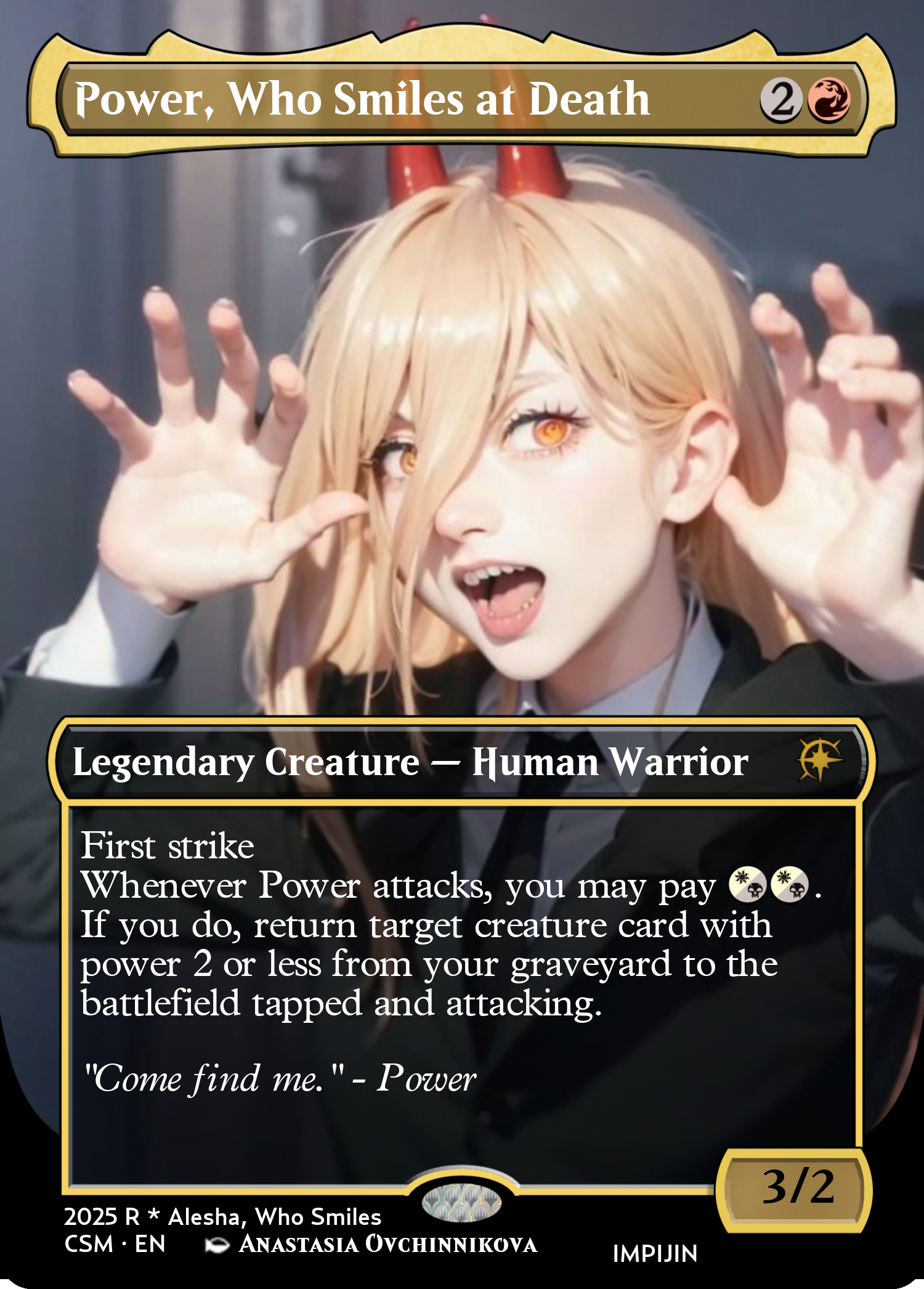Power, Who Smiles at Death