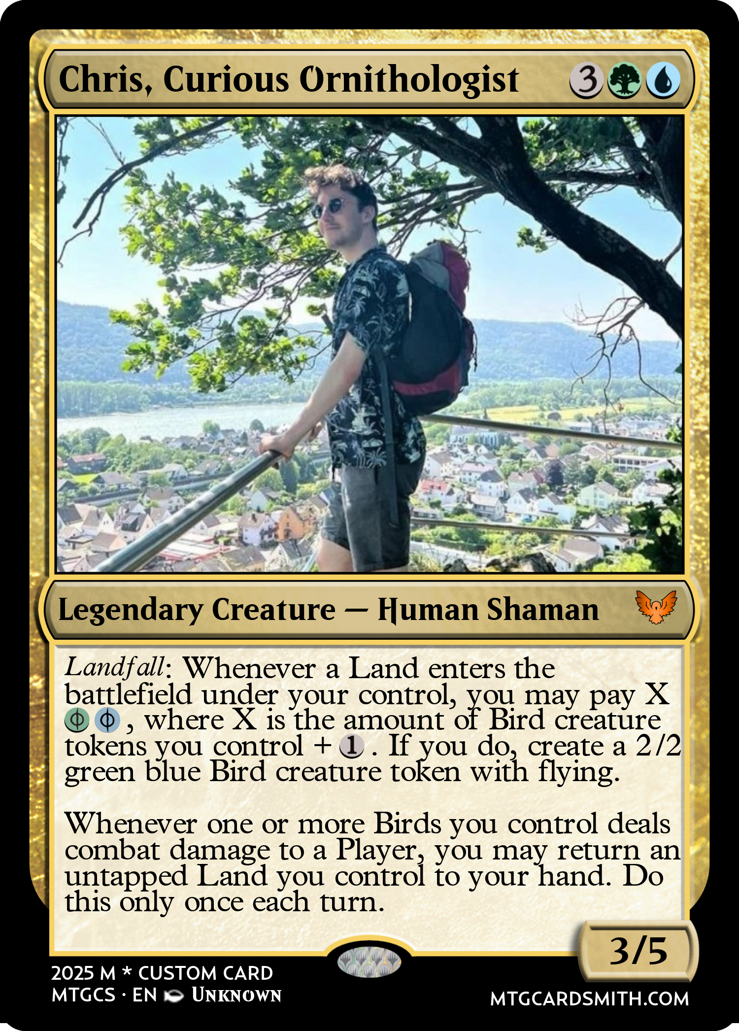 Chris, Curious Ornithologist 