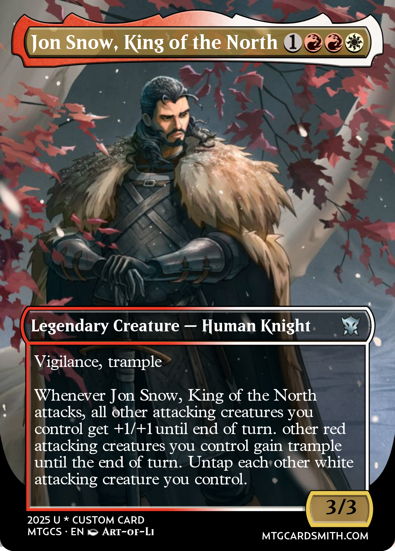 Jon Snow, King of the North
