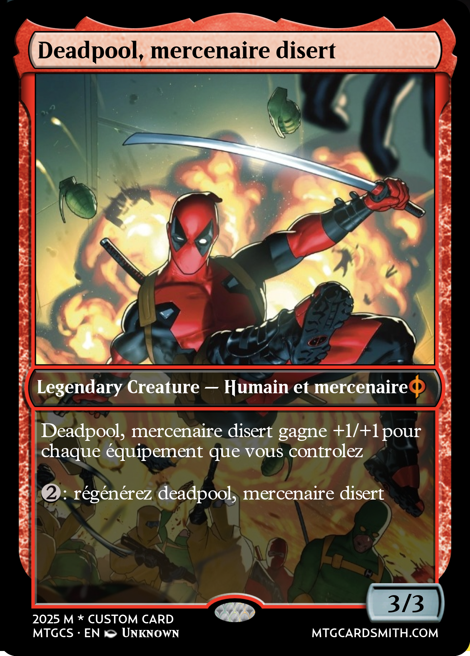 Deadpool, mercenaire disert