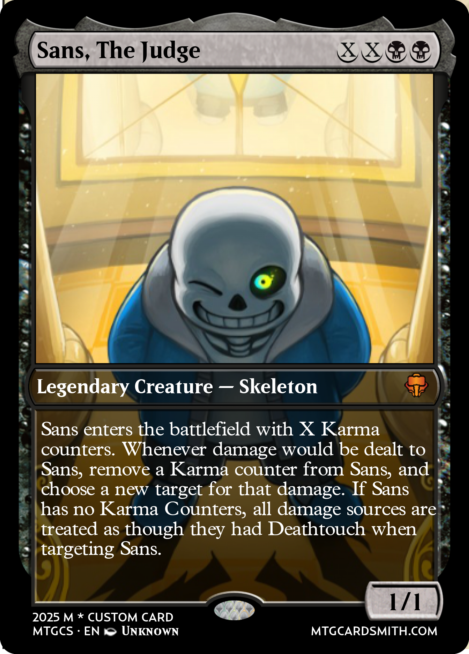 Sans, The Judge