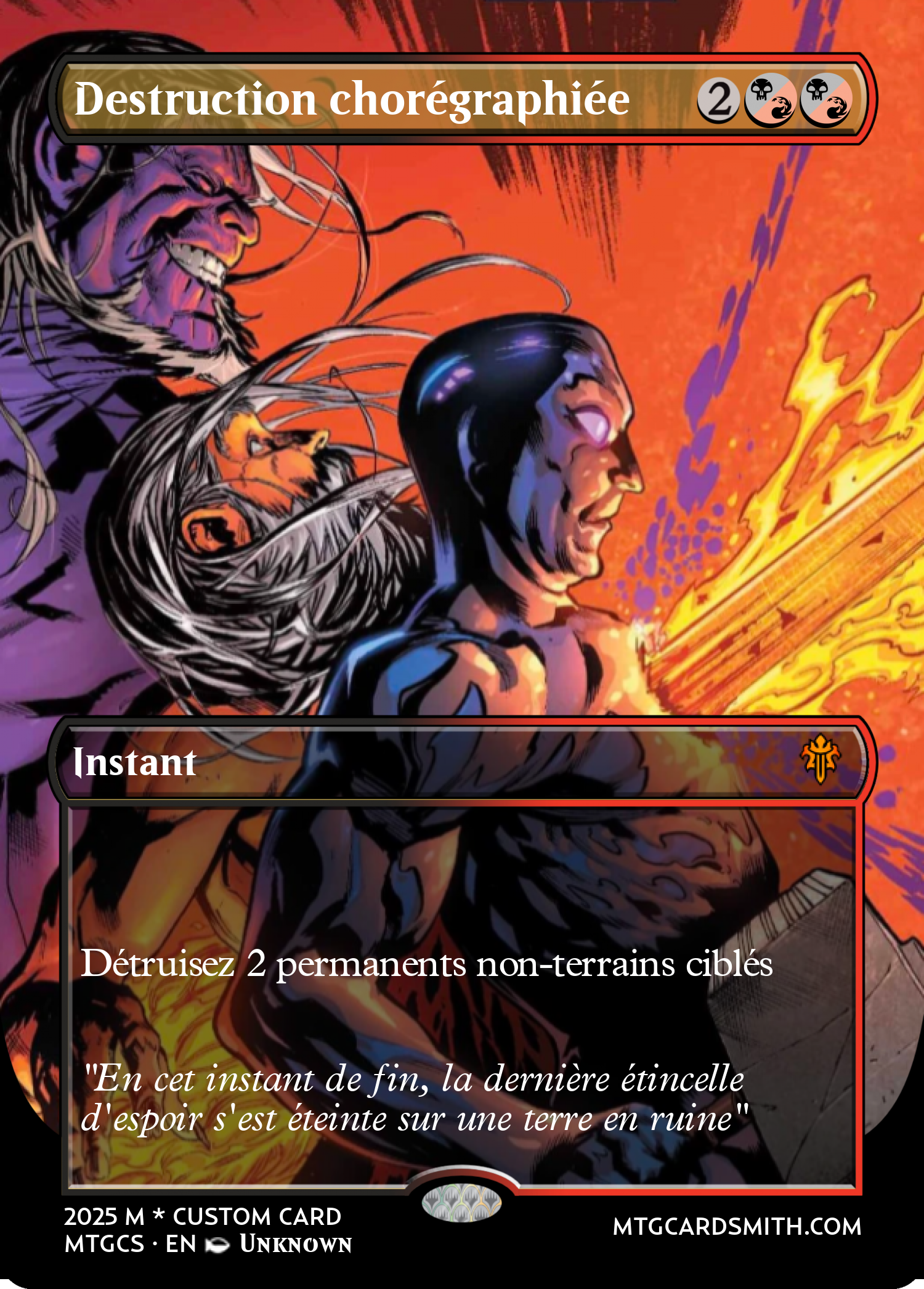 Destruction chorégraphiée