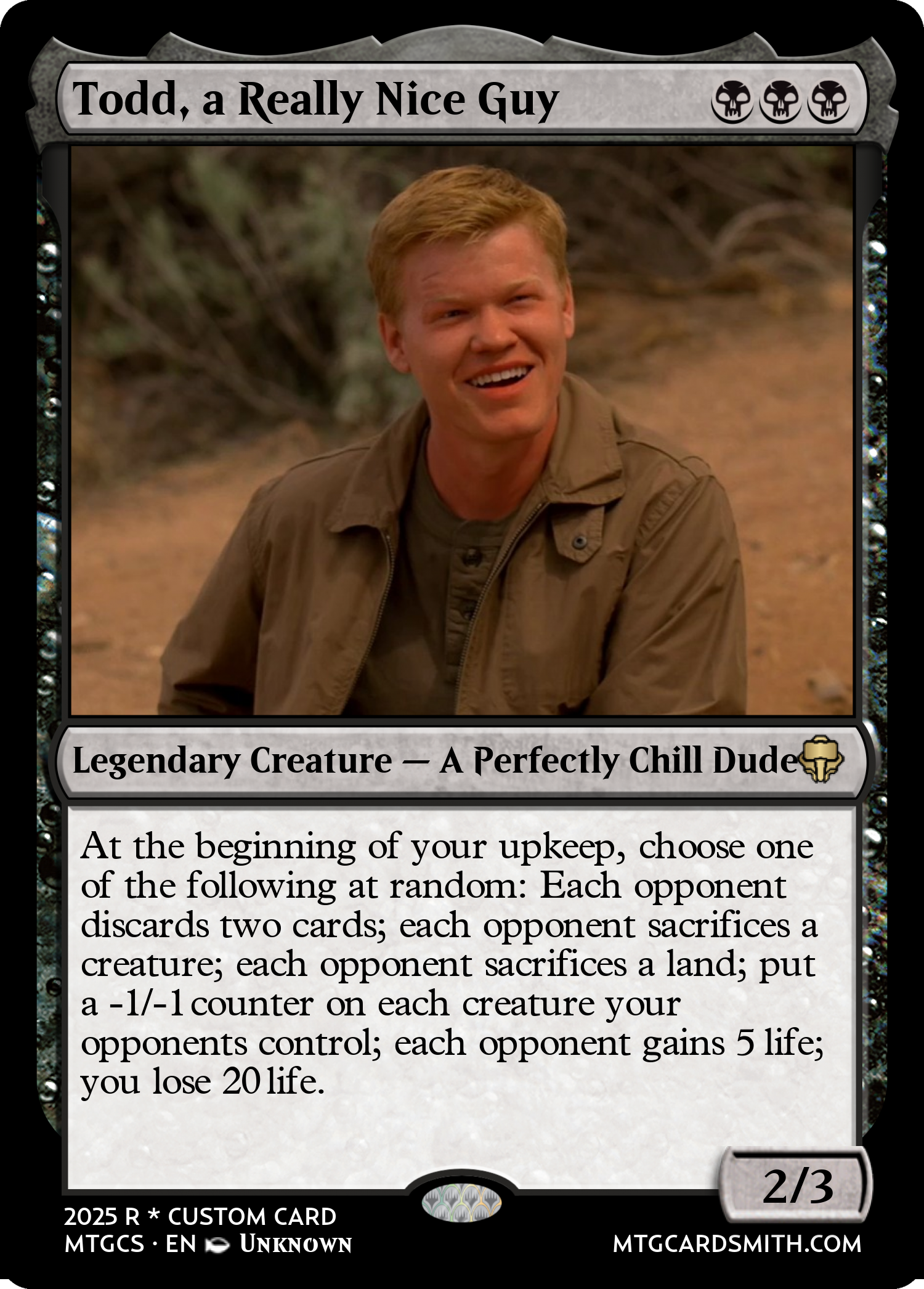 Todd, a Really Nice Guy